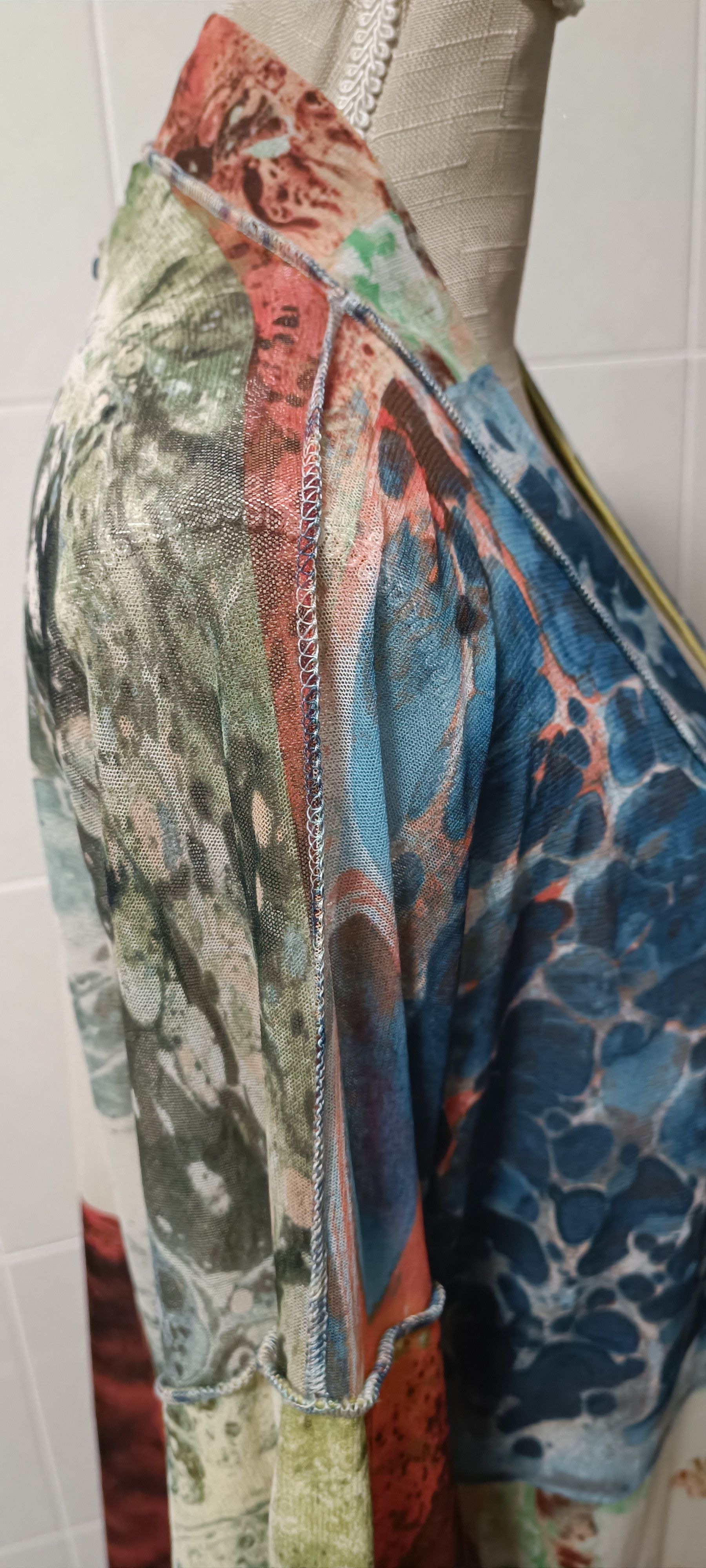 Jean Paul Gaultier SS2000- Bacteria print kimono Size L / US 10 / IT 46 - 18 Thumbnail