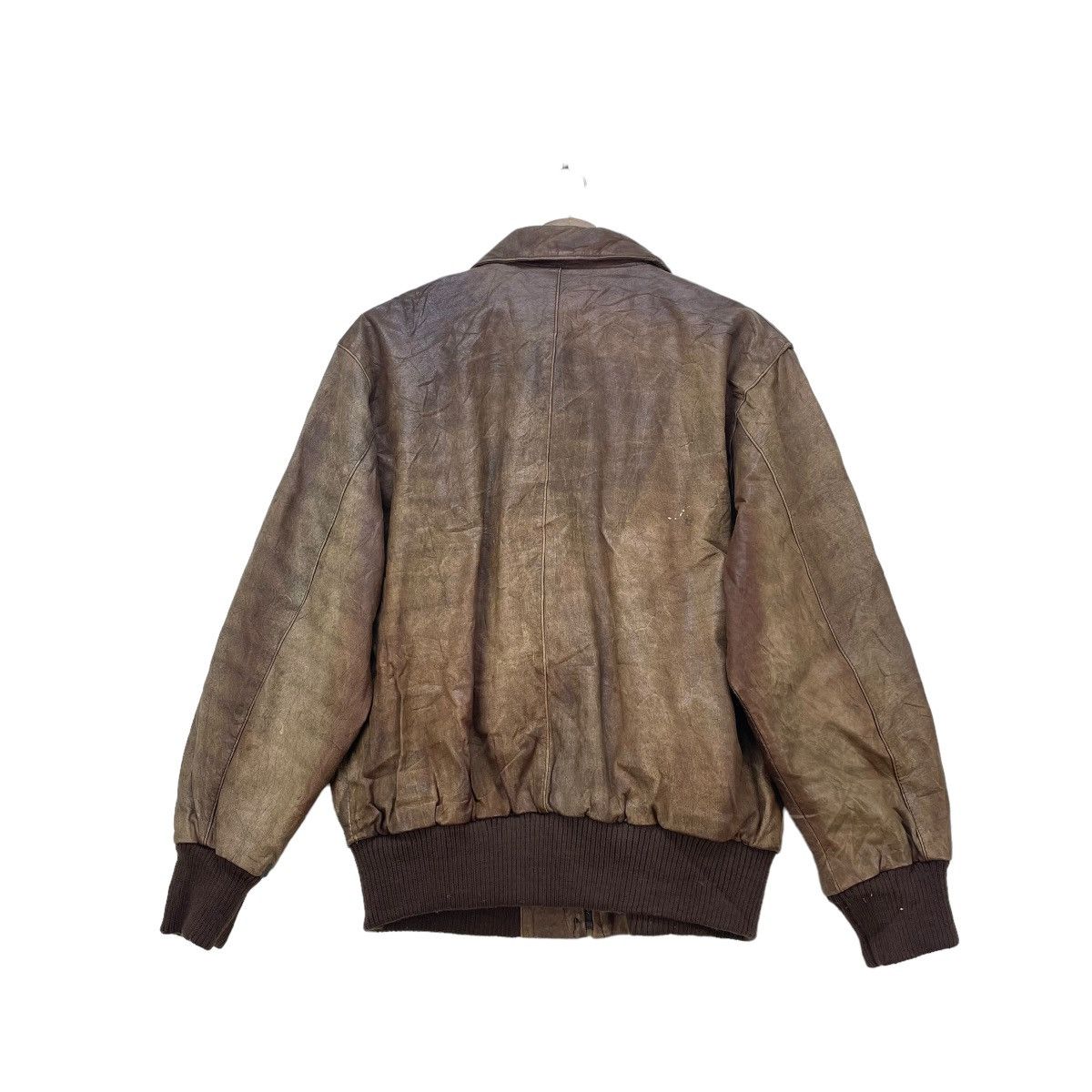 Japanese Brand × Vintage Vintage Japanese Brand Luis Alvear Sunfaded Leather Jackets Size US S / EU 44-46 / 1 - 2 Thumbnail