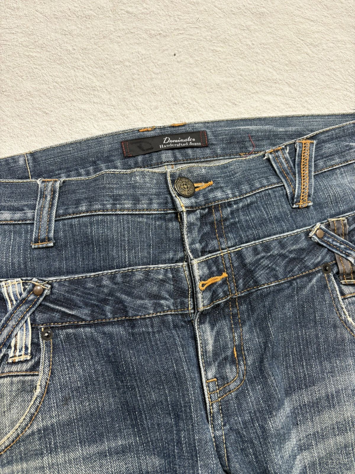 Hysteric Glamour 💥Double Waist 90s Japanese Washed jeans denim Size US 34 / EU 50 - 4 Thumbnail