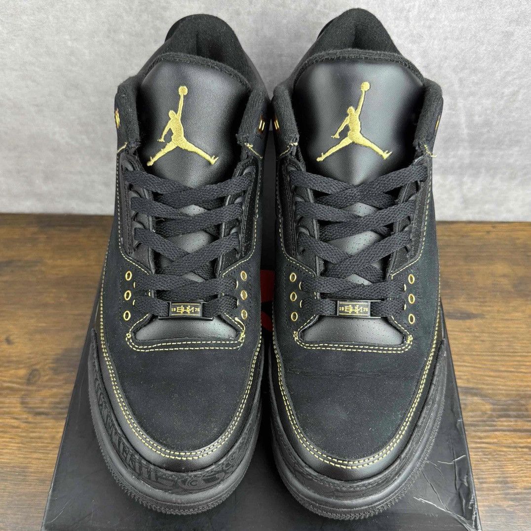 Jordan Brand Air Jordan 3 Retro Black History Month Size 10 455657-001 OG Size US 10.5 / EU 43-44 - 5 Thumbnail