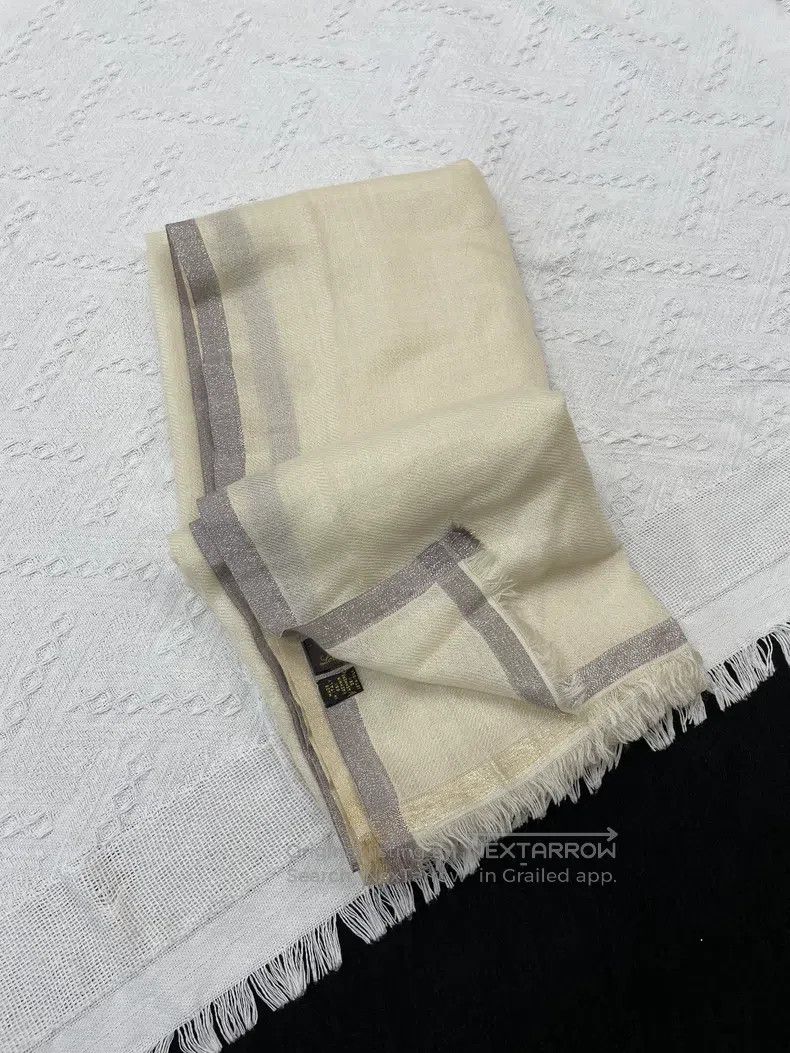 Loro Piana Loro Piana size 85x200 Cashmere Scarf Size ONE SIZE - 2 Thumbnail