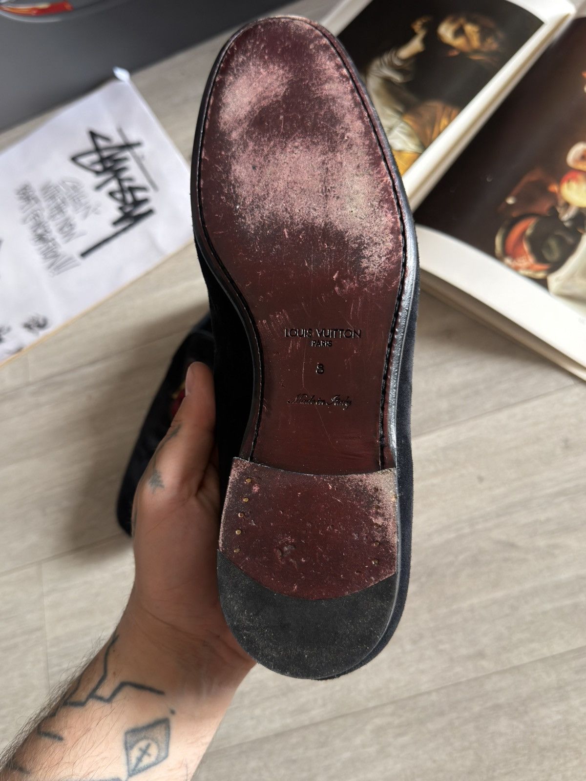 Louis Vuitton Louis vuitton loaffers HAND PEACE LOGO EMBROIDERY Size US 8 / EU 41 - 18 Thumbnail