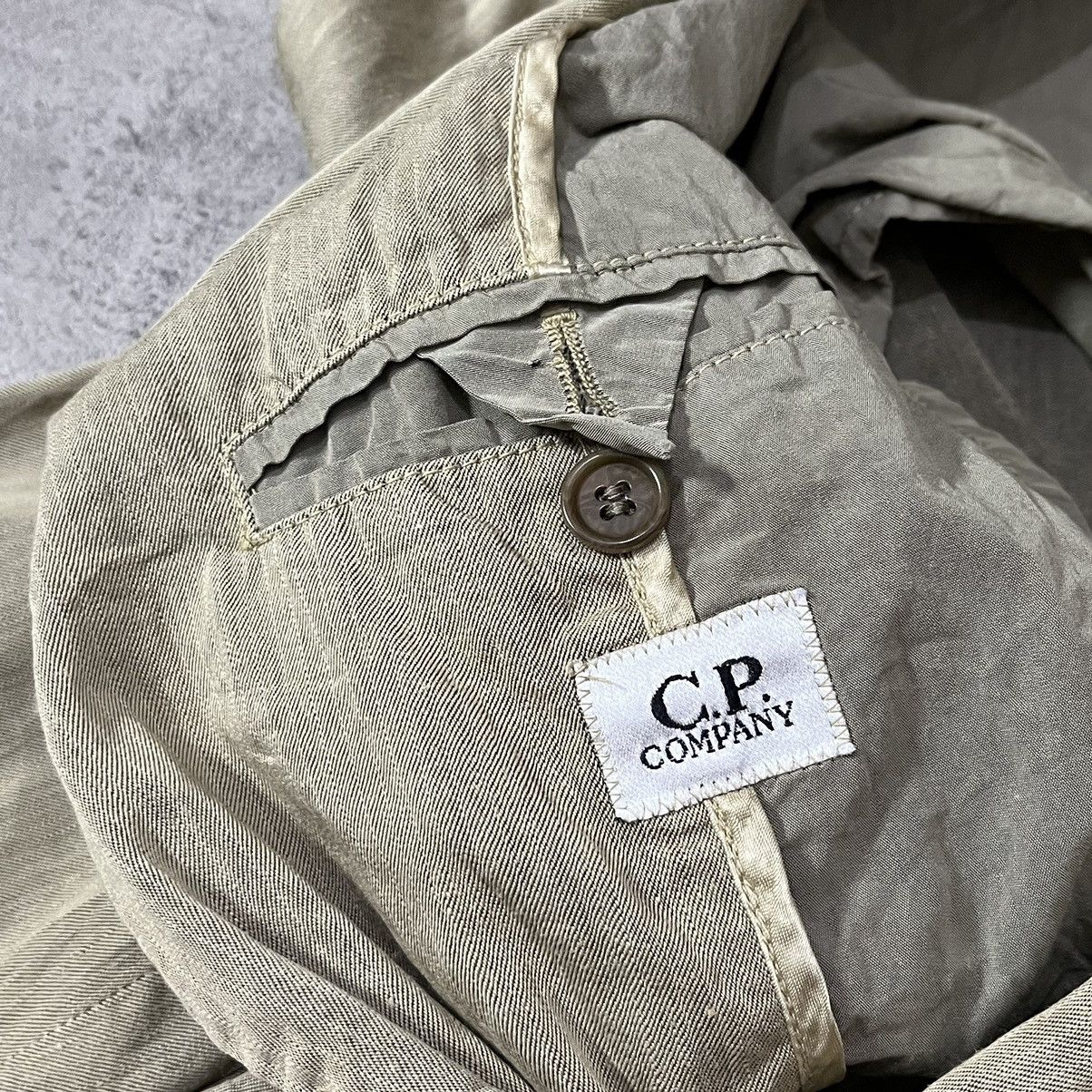 C.P. Company CP Company 3 Button Cotton Blazer - Olive Size 46S - 8 Thumbnail