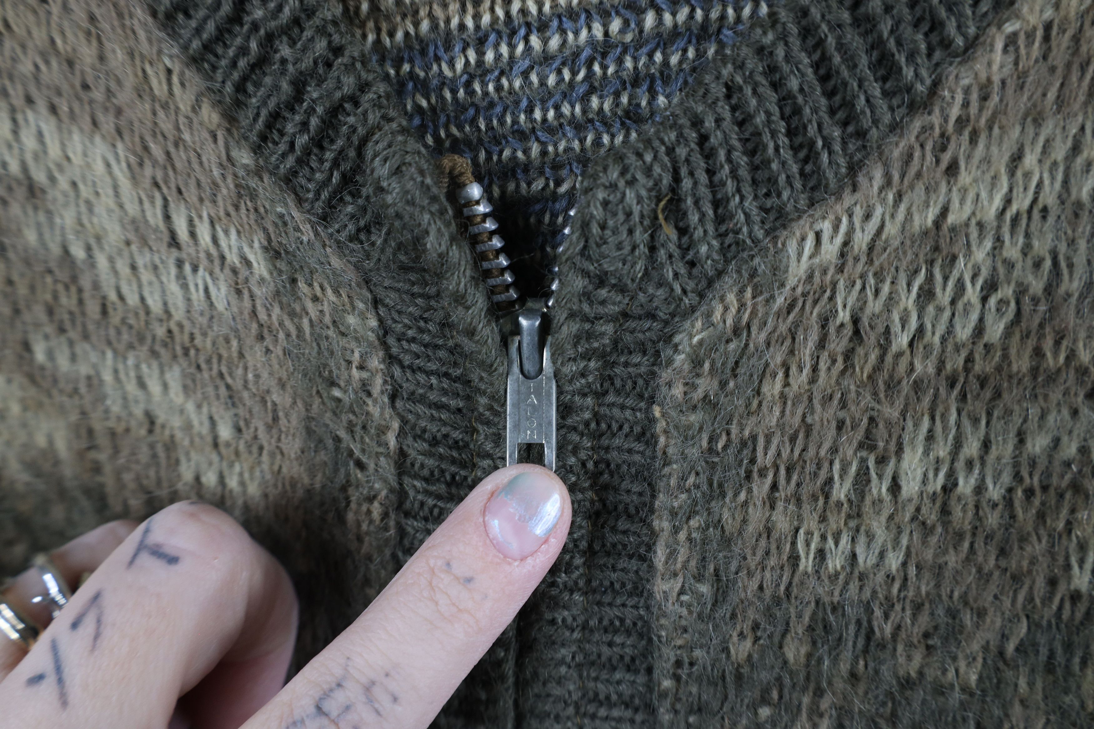 Vintage Vintage 40s 50s Streetwear Full Zip Cardigan Sweater USA Size US S / EU 44-46 / 1 - 9 Thumbnail