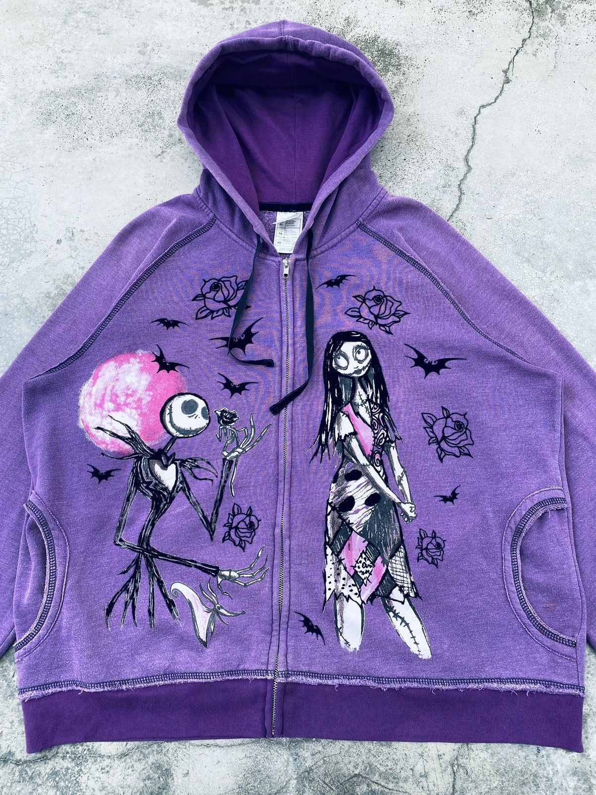 Vintage Vintage Anime The Nightmare Before Christmas Hoodie Size US L / EU 52-54 / 3 - 7 Thumbnail