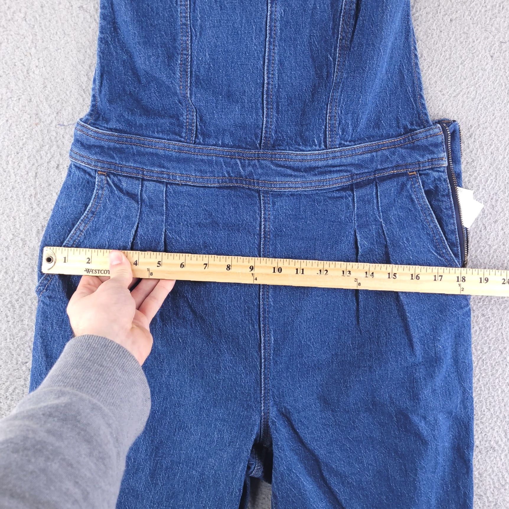 Madewell Madewell Overalls Womens 8 Blue Stretch Denim Jean Size 30" / US 8 / IT 44 - 5 Thumbnail