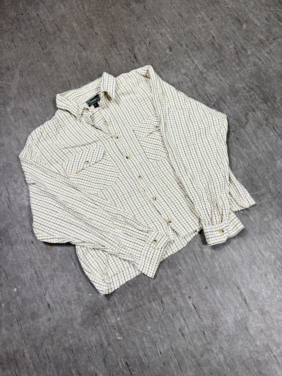 Japanese Brand ᶠᵃⁿᶜʸᵍᵘʸBOXY Suit Shirt Vintage Cropped Button Up 90s 80 Size US S / EU 44-46 / 1 - 1 Thumbnail