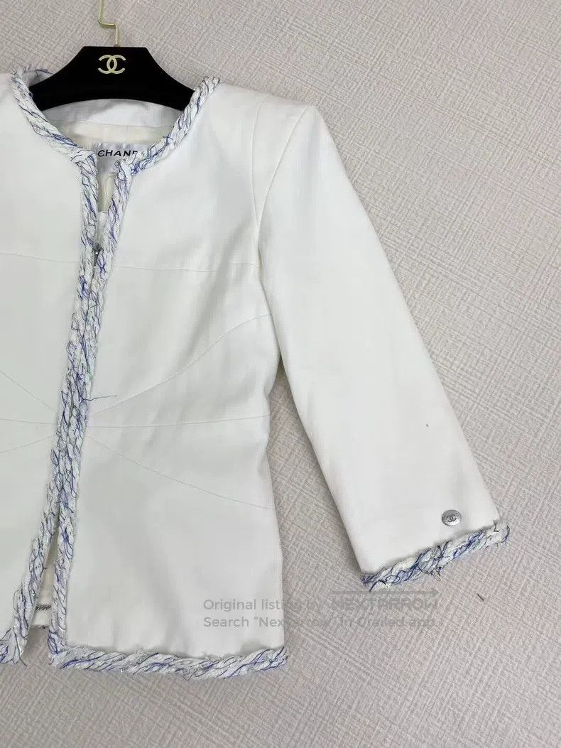 Chanel Chanel White coat Size XS / US 0-2 / IT 36-38 - 4 Thumbnail