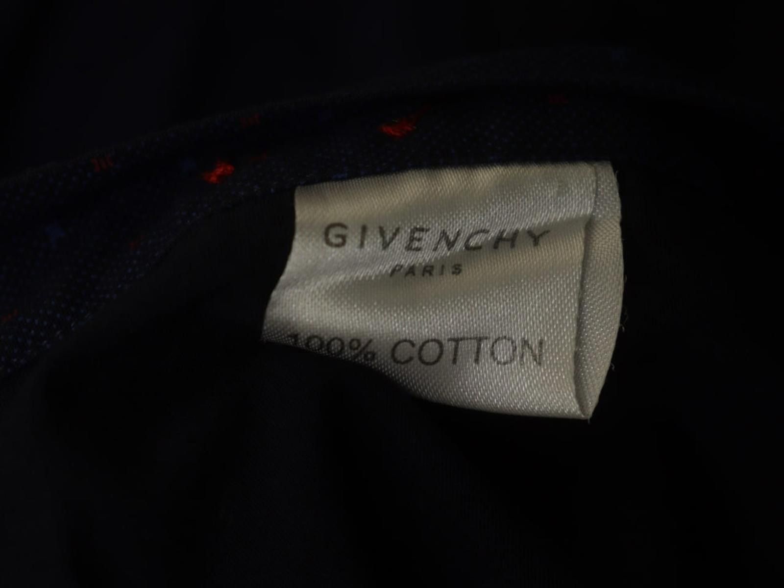 Givenchy Givenchy Blue Polka Dot Cotton Collared Shirt Size 41/42 Size US M / EU 48-50 / 2 - 11 Thumbnail