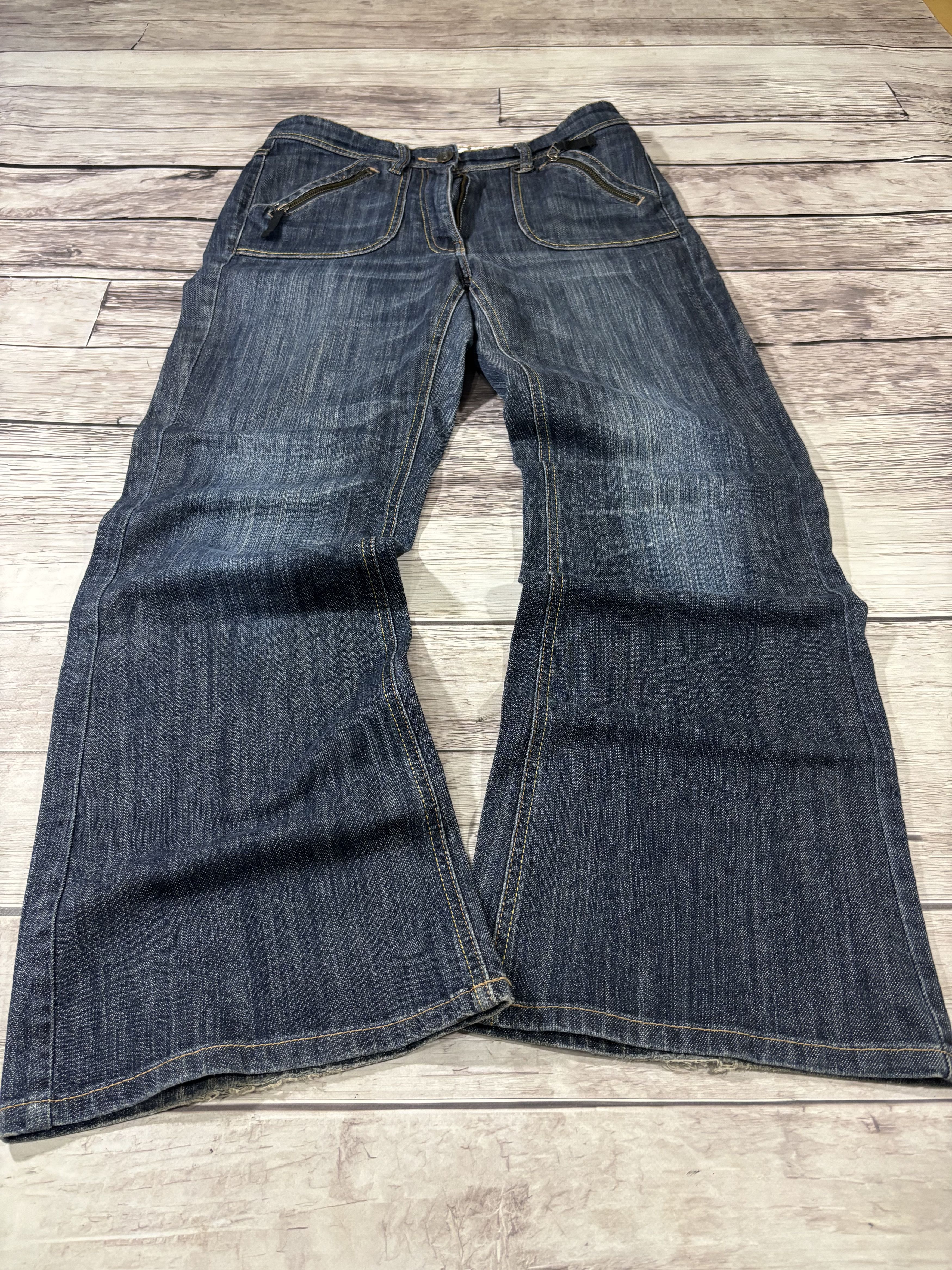 Japanese Brand FLARED CRAZY HYSTERIC GLAMOUR STYLE JAPANESE WASHED JEANS Size US 32 / EU 48 - 1 Thumbnail