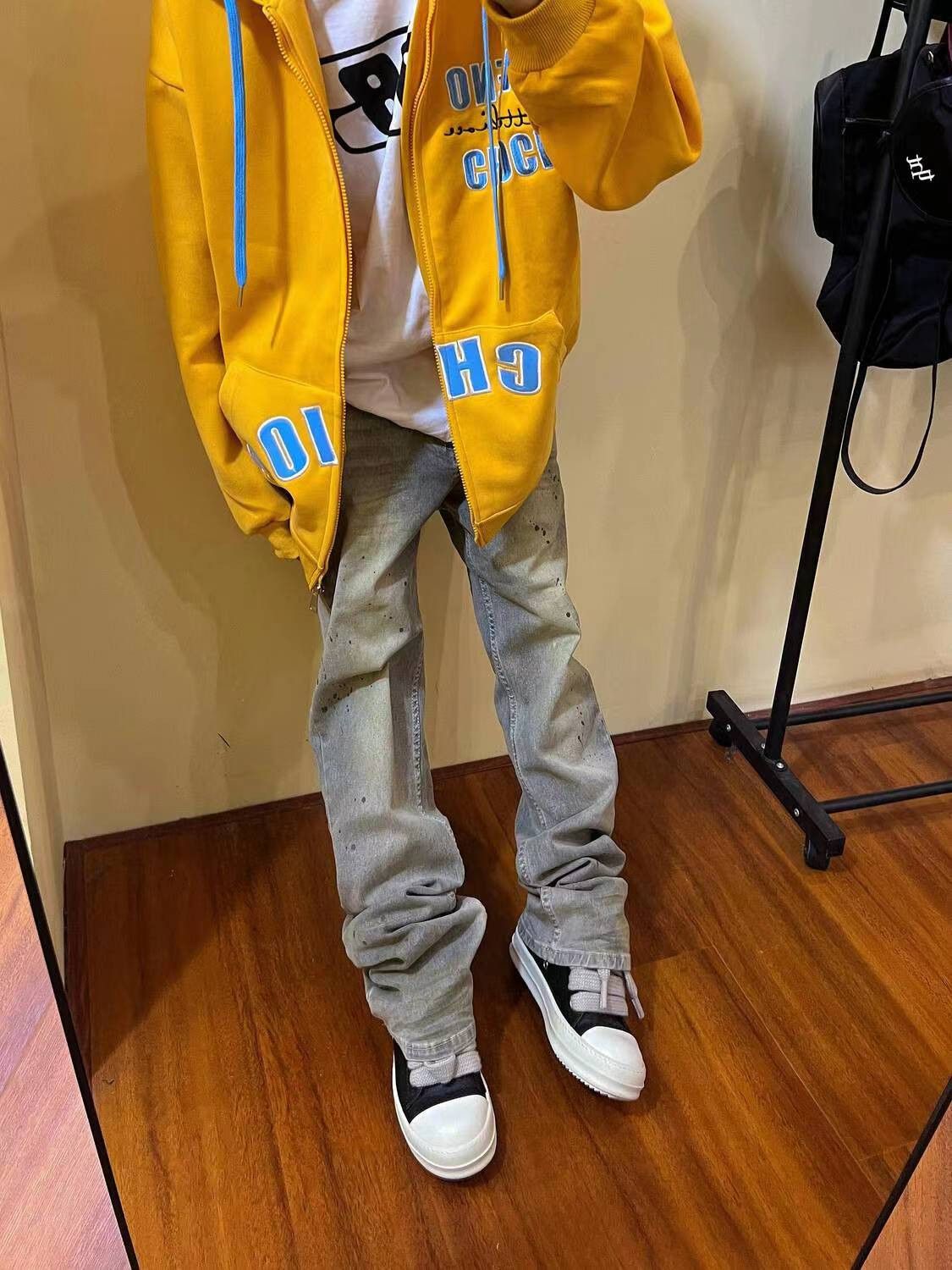 Japanese Brand × Jean Vintage washed rare heavyweight casual jeans Size US 32 / EU 48 - 3 Thumbnail