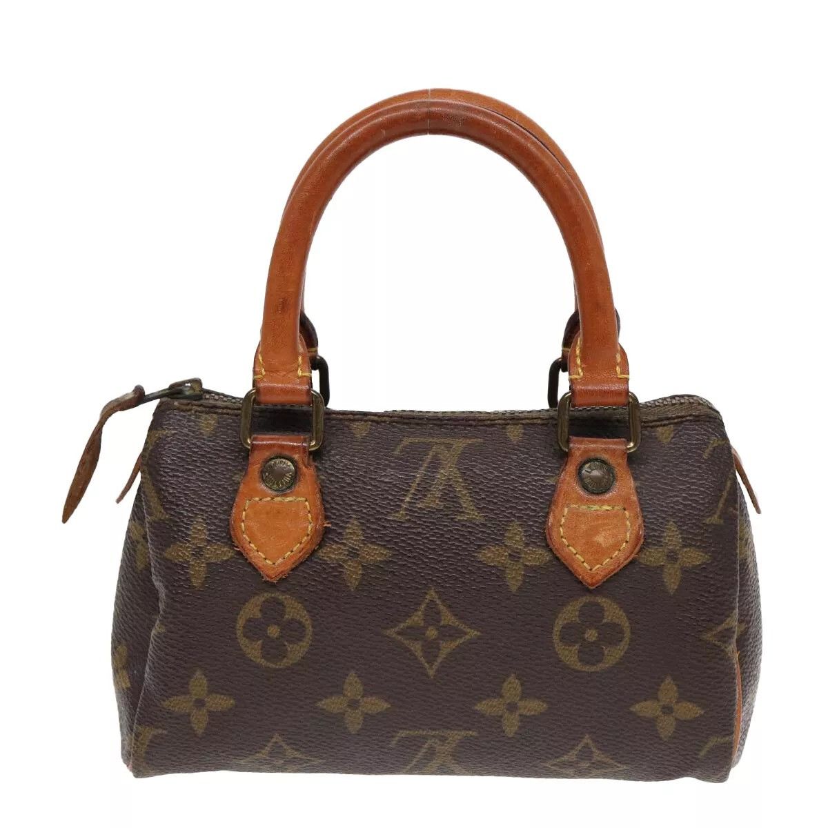Louis Vuitton LOUIS VUITTON Monogram Mini Speedy Hand Bag Vintage Size ONE SIZE - 12 Thumbnail