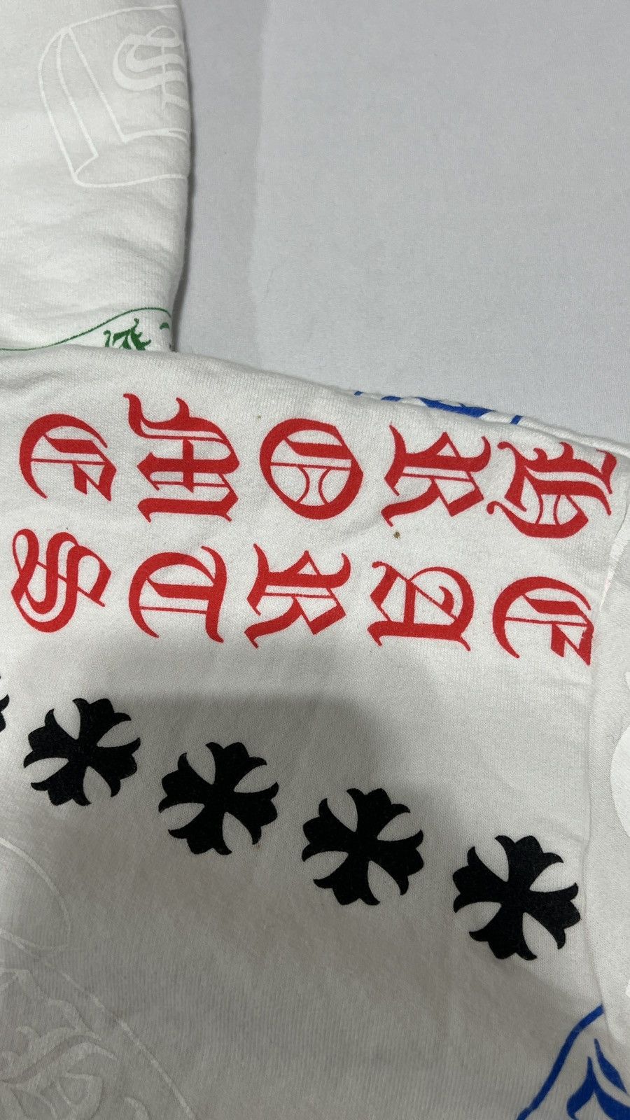Chrome Hearts Chrome Hearts Stencil White Hoodie Size US XS / EU 42 / 0 - 14 Thumbnail