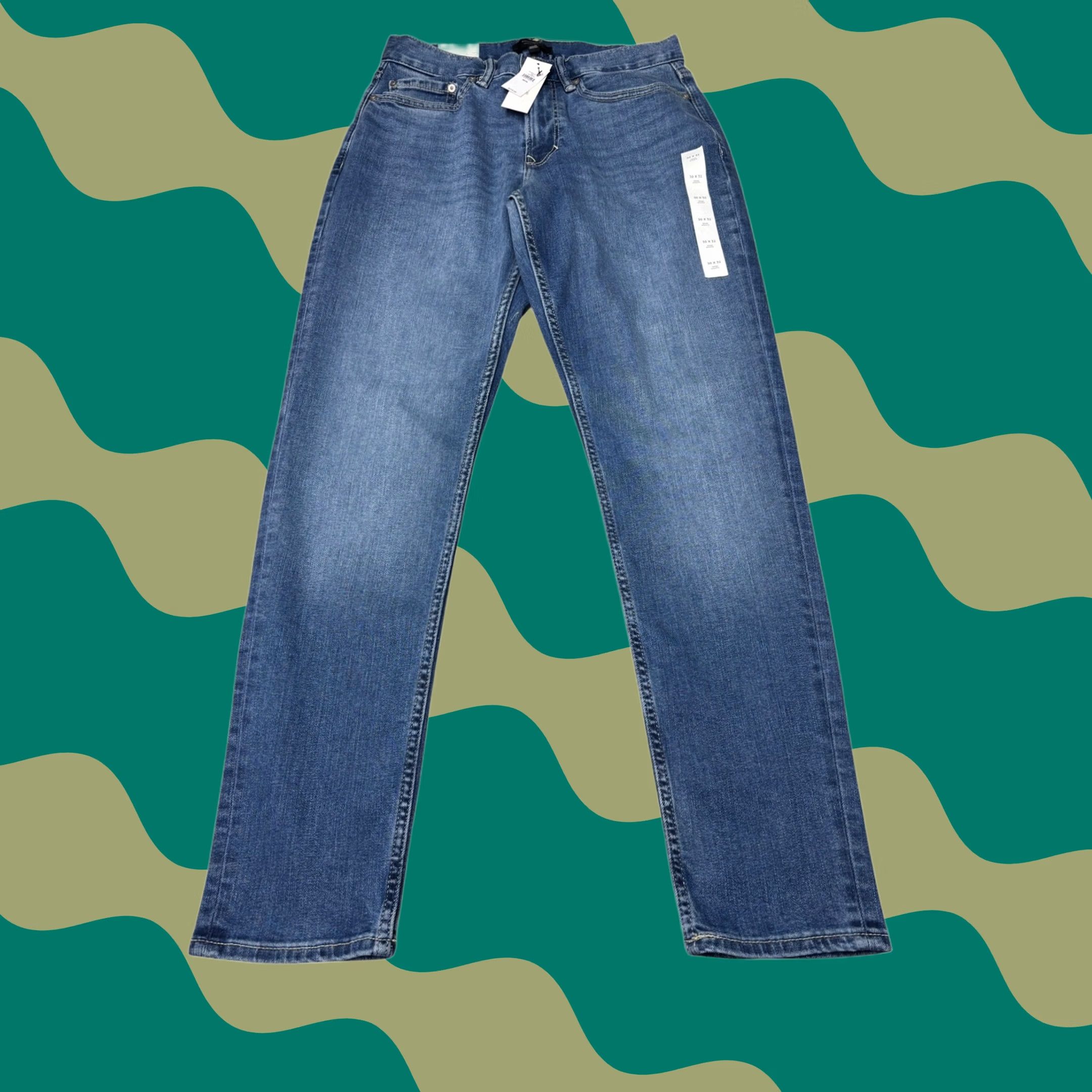 Banana Republic Banana Republic Travel Athletic Jeans Blue Mens 30x32 Jeans Athletic Blue Mens 30 Inseam 32 Medium Wash Vintage No NWT NWT Size US 30 / EU 46 - 1 Thumbnail