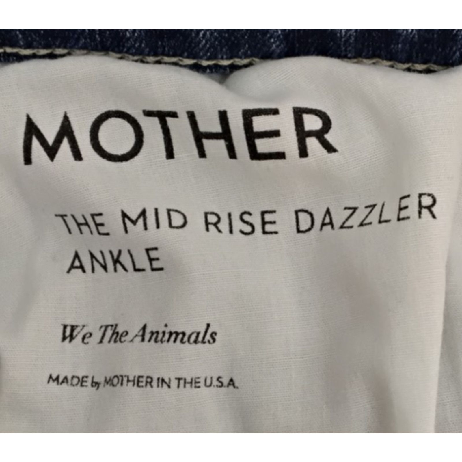MOTHER Mother The Mid Rise Dazzler Jeans Women's 30 Medium Wash Size 30" / US 8 / IT 44 - 12 Thumbnail