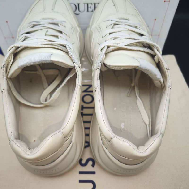 Gucci Gucci Rhyton Logo Low Top Dad Sneakers - Size US 8 / EU 41 - 8 Thumbnail