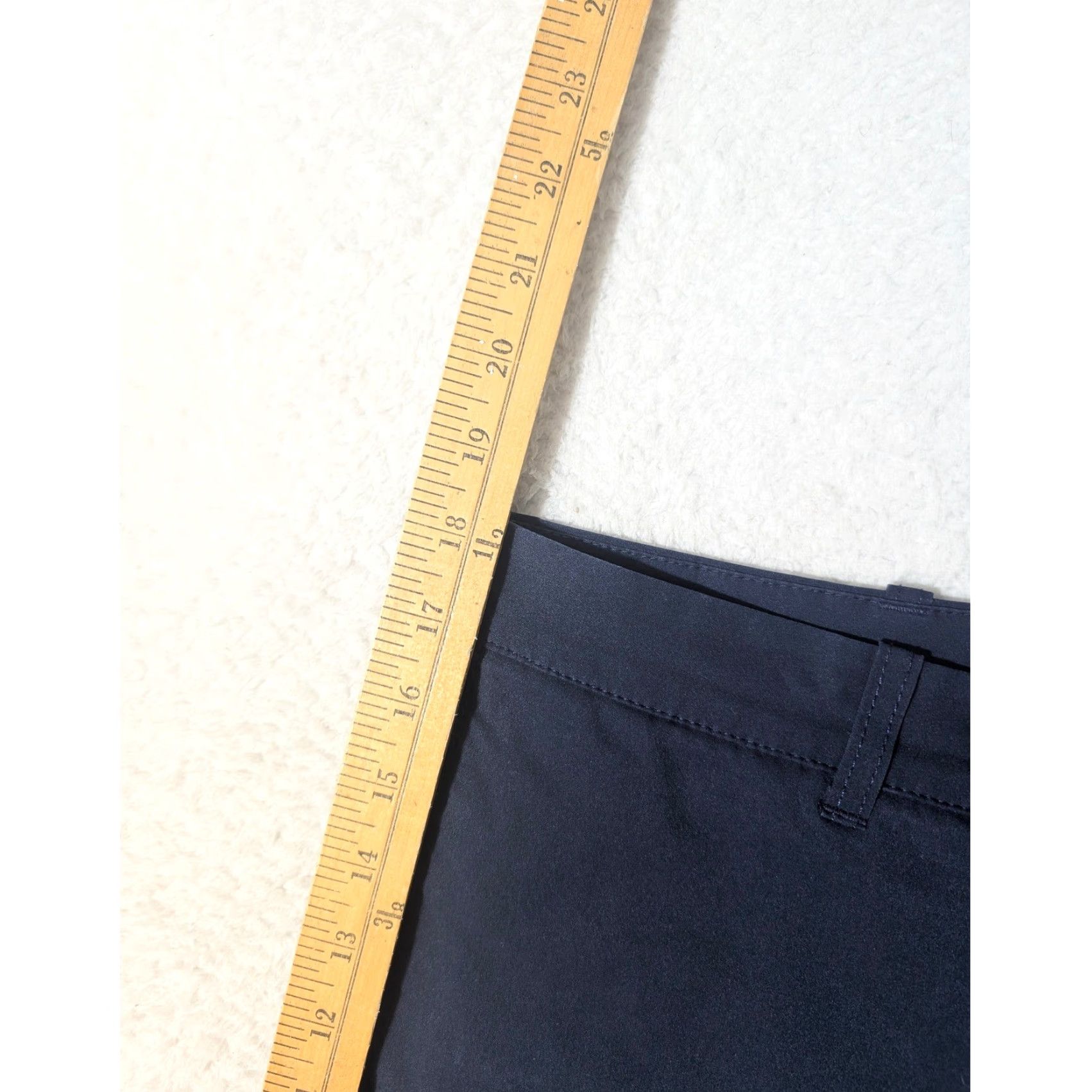 J.Crew J.CREW Tech Shorts Mens 33 Navy Blue 9" Inseam Chino Style AL096 Size US 34 / EU 50 - 6 Thumbnail