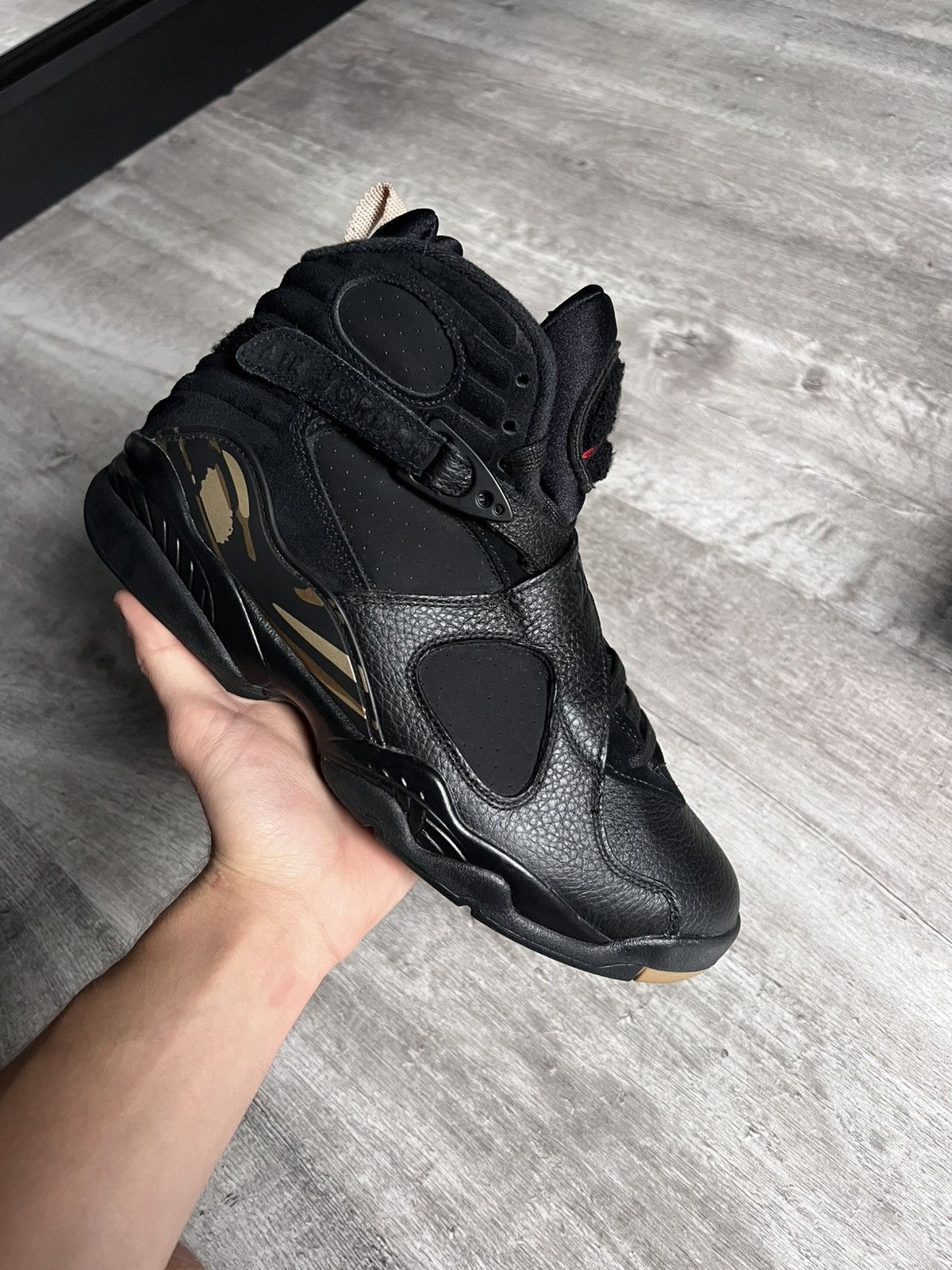Nike Nike Air Jordan 8 OVO Black Shoes Size US 9.5 / EU 42-43 - 2 Thumbnail