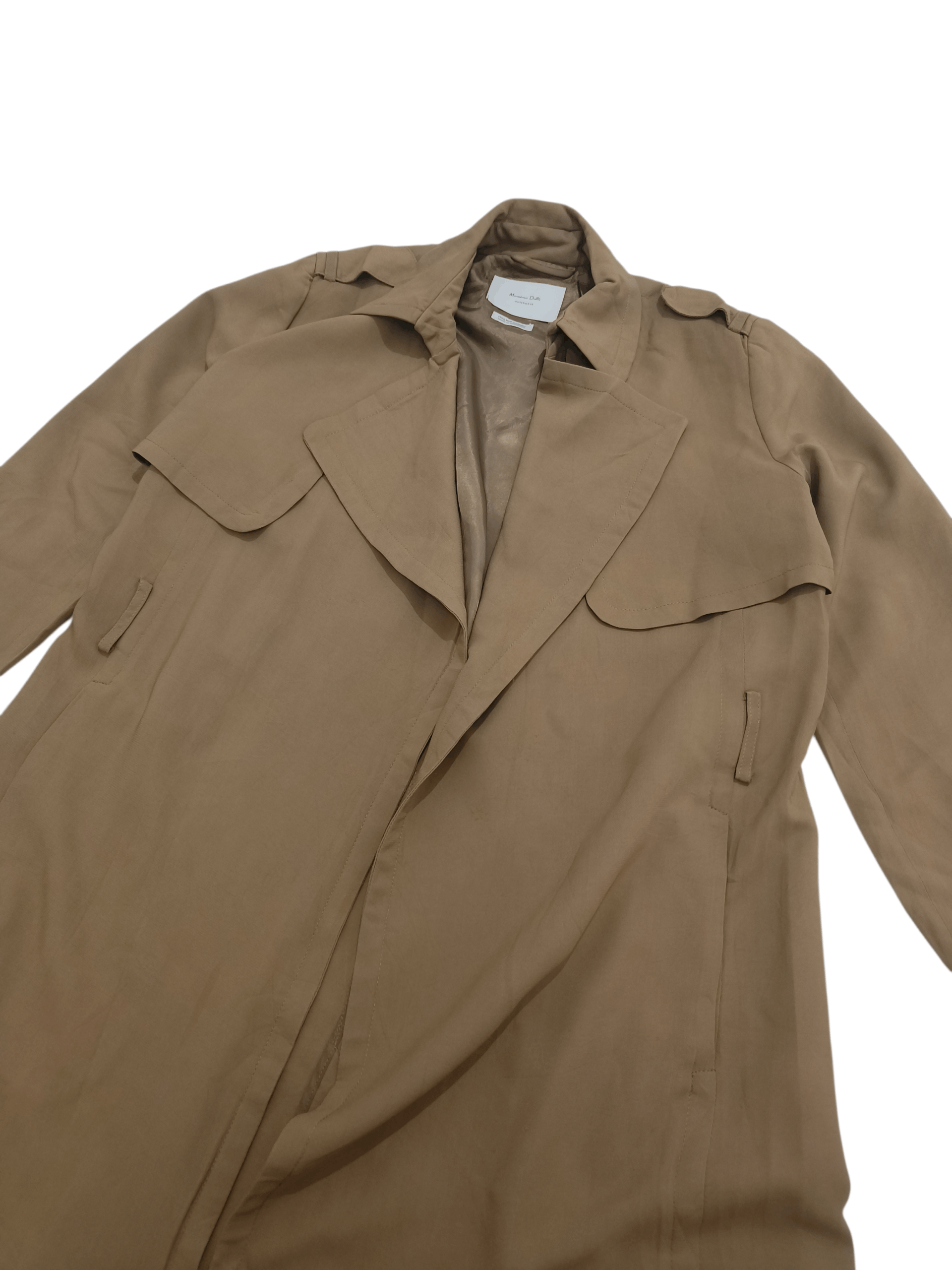 Massimo Dutti Authentic! MASSIMO DUTTI Women's Trench Coat Size M / US 6-8 / IT 42-44 - 7 Thumbnail