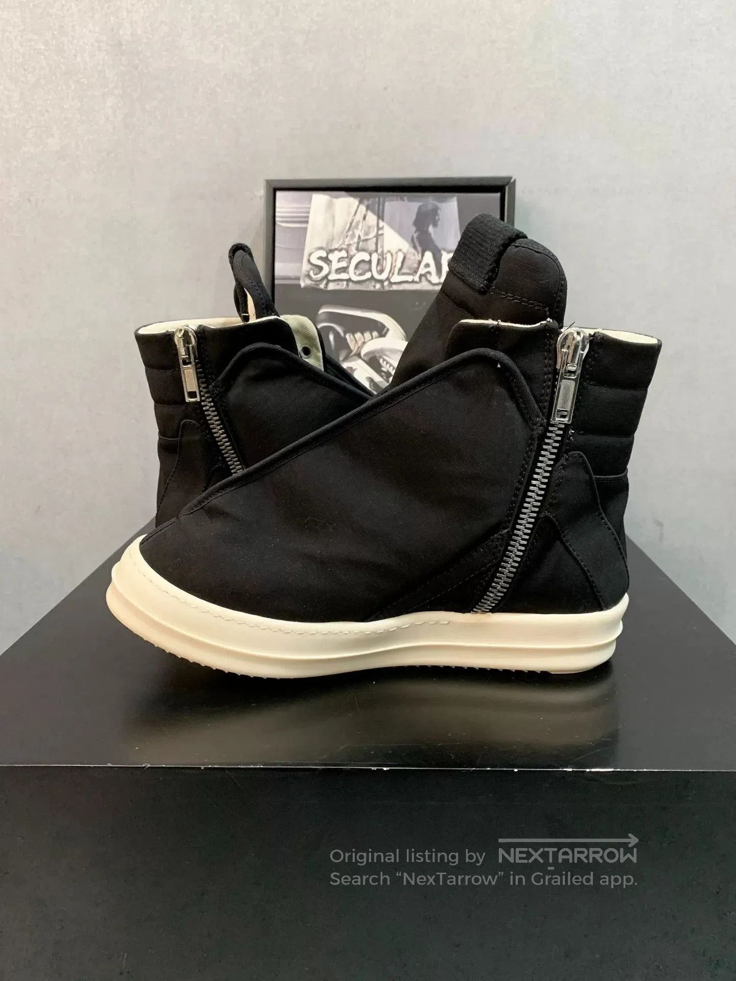 Rick Owens Drkshdw Rick Owens DRKSHDW High-Top Zipper Boots. Size US 6 / EU 39 - 6 Thumbnail