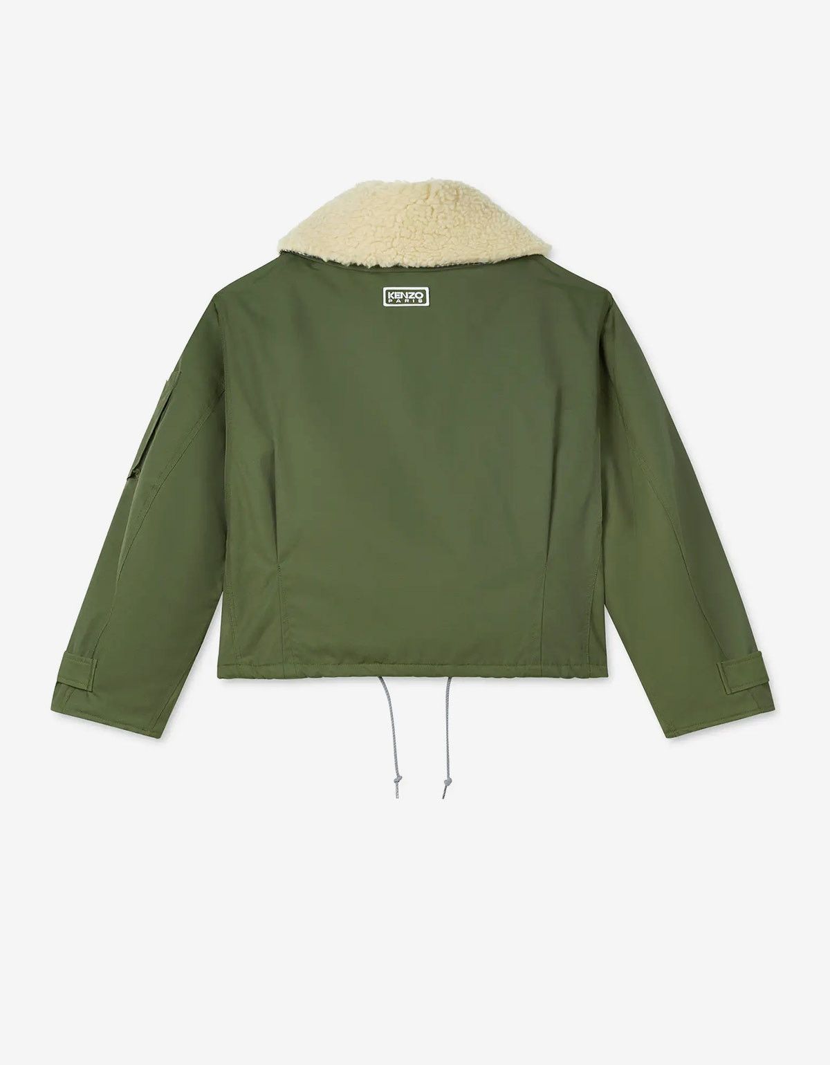 Kenzo Kenzo Green Army Flight Jacket Size US L / EU 52-54 / 3 - 3 Thumbnail