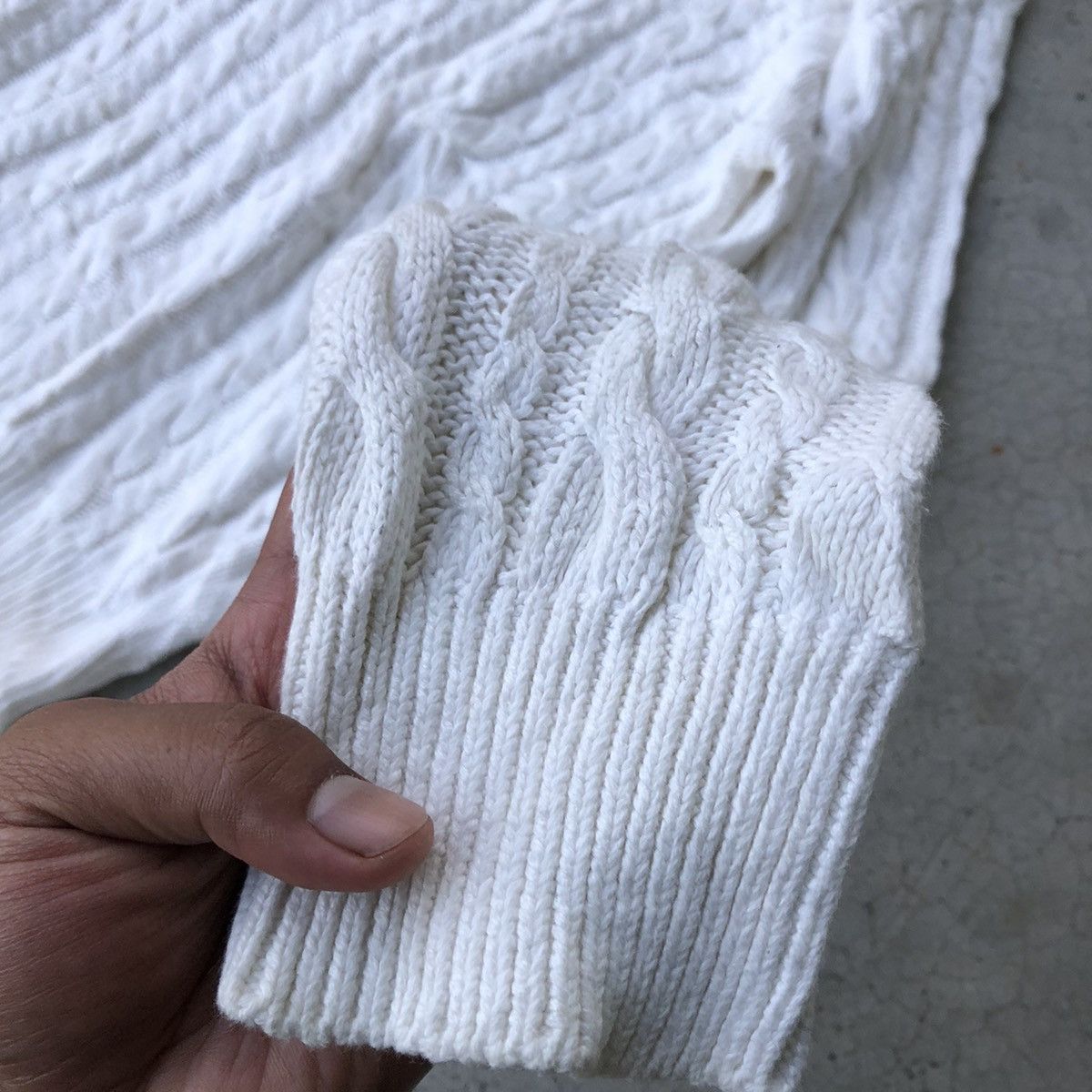 Aran Isles Knitwear × Japanese Brand 🔴Japanese GU Pureknit Pullover/Jumper Sweater Size US M / EU 48-50 / 2 - 4 Thumbnail