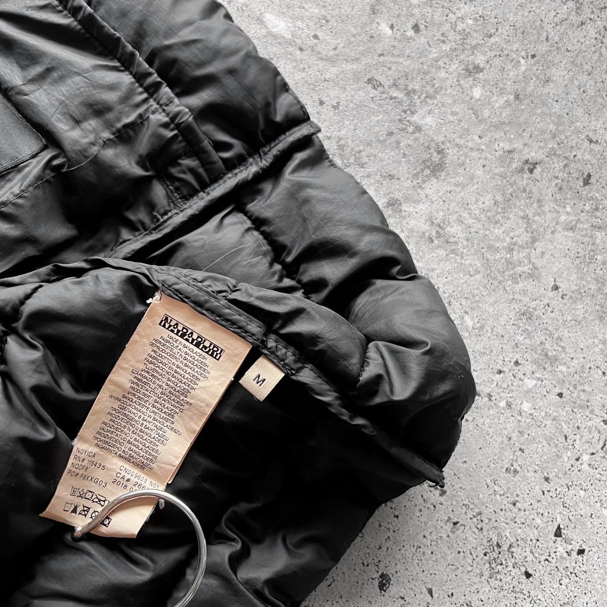 Napapijri Napapijri Women Black Full Zip Padded Quilted Jacket Pockets Size M / US 6-8 / IT 42-44 - 9 Thumbnail