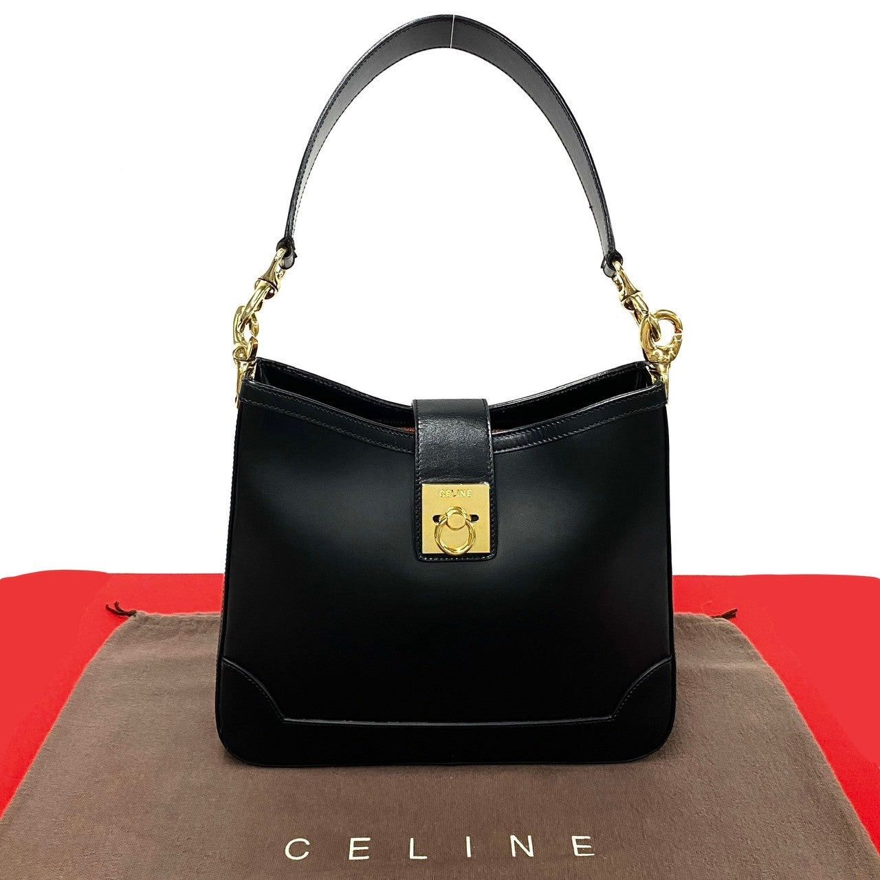 Celine Celine Shoulder Bag Black Vitello Size ONE SIZE - 1 Thumbnail