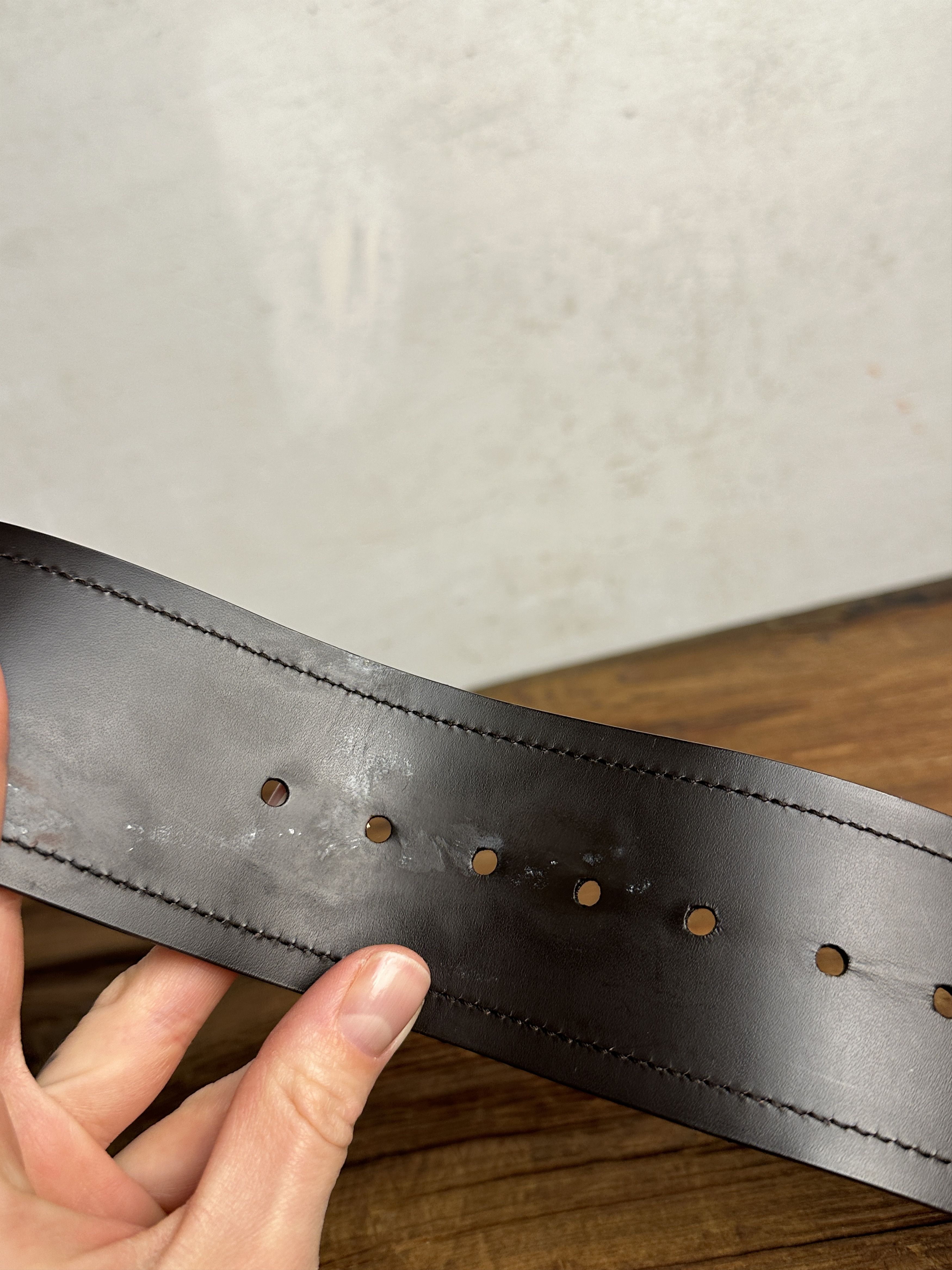 Saint Laurent Paris YSL Vintage Leather Waist Belt Size ONE SIZE - 4 Thumbnail