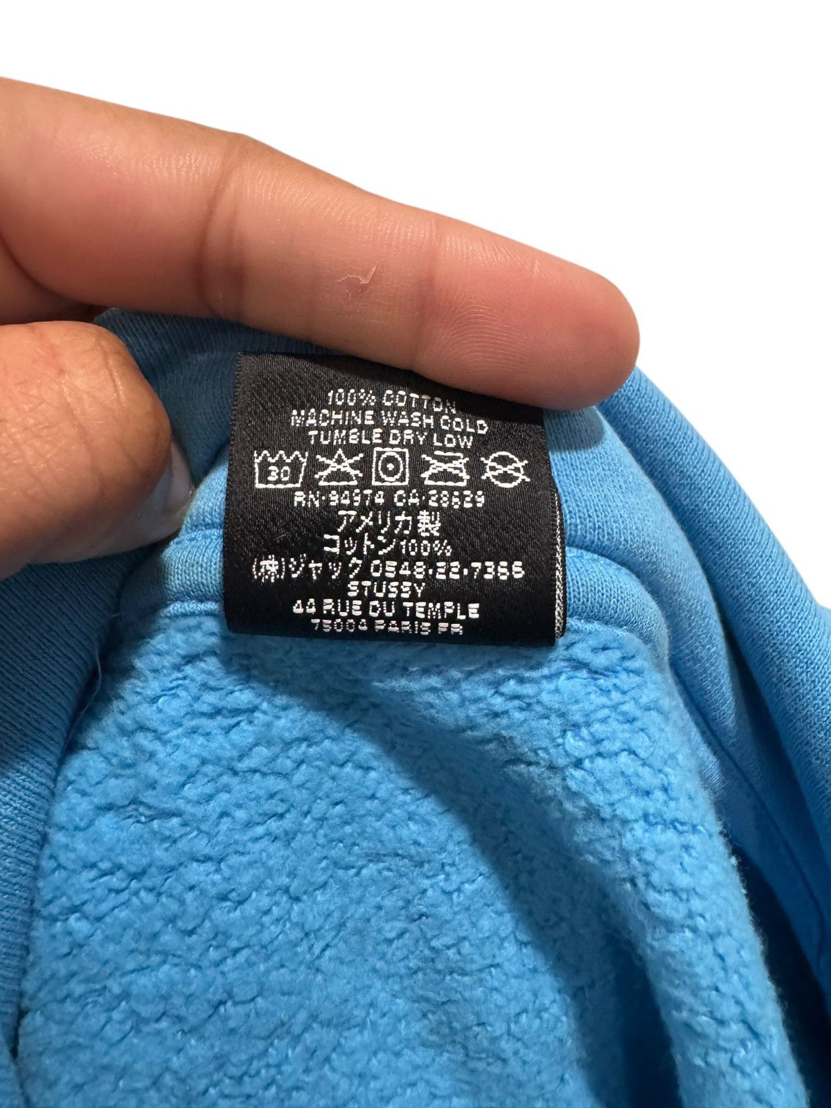Cactus Plant Flea Market × Stussy Stussy x Cactus Plant Flea Market 8 Ball Pigment Hoodie Blue Size US M / EU 48-50 / 2 - 8 Thumbnail