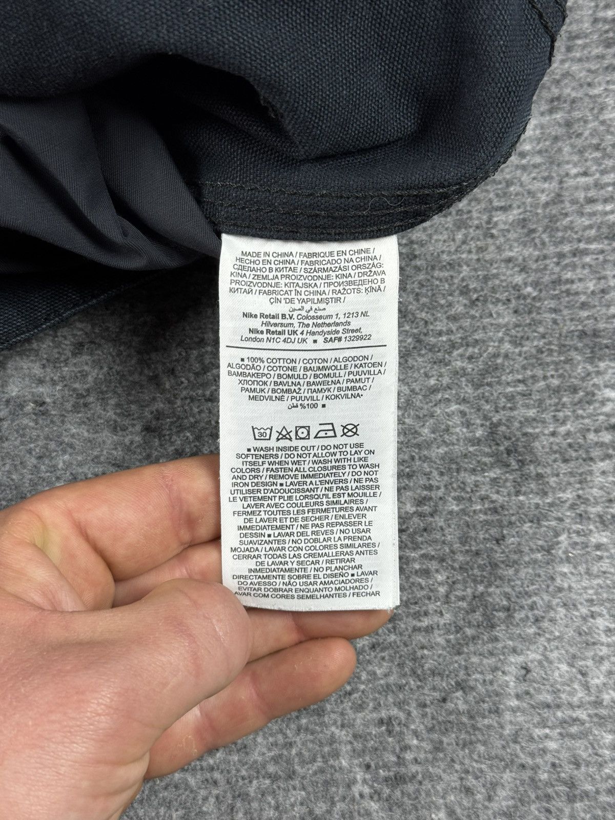 Nike Nike navy cargo pants Size US 34 / EU 50 - 6 Thumbnail