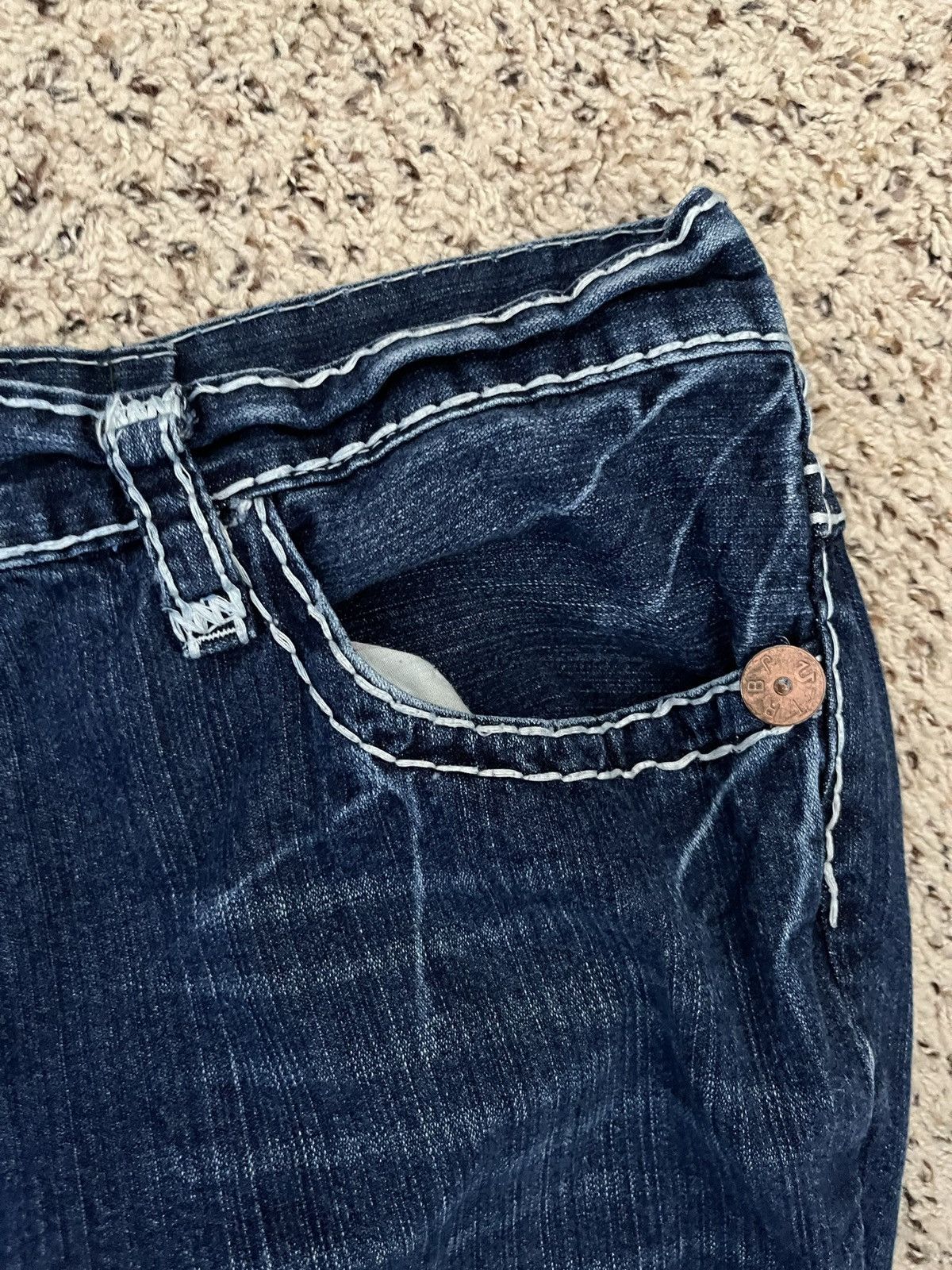 True Religion Vintage True Religion Contrast Stitching Denim Jeans Size US 36 / EU 52 - 9 Thumbnail