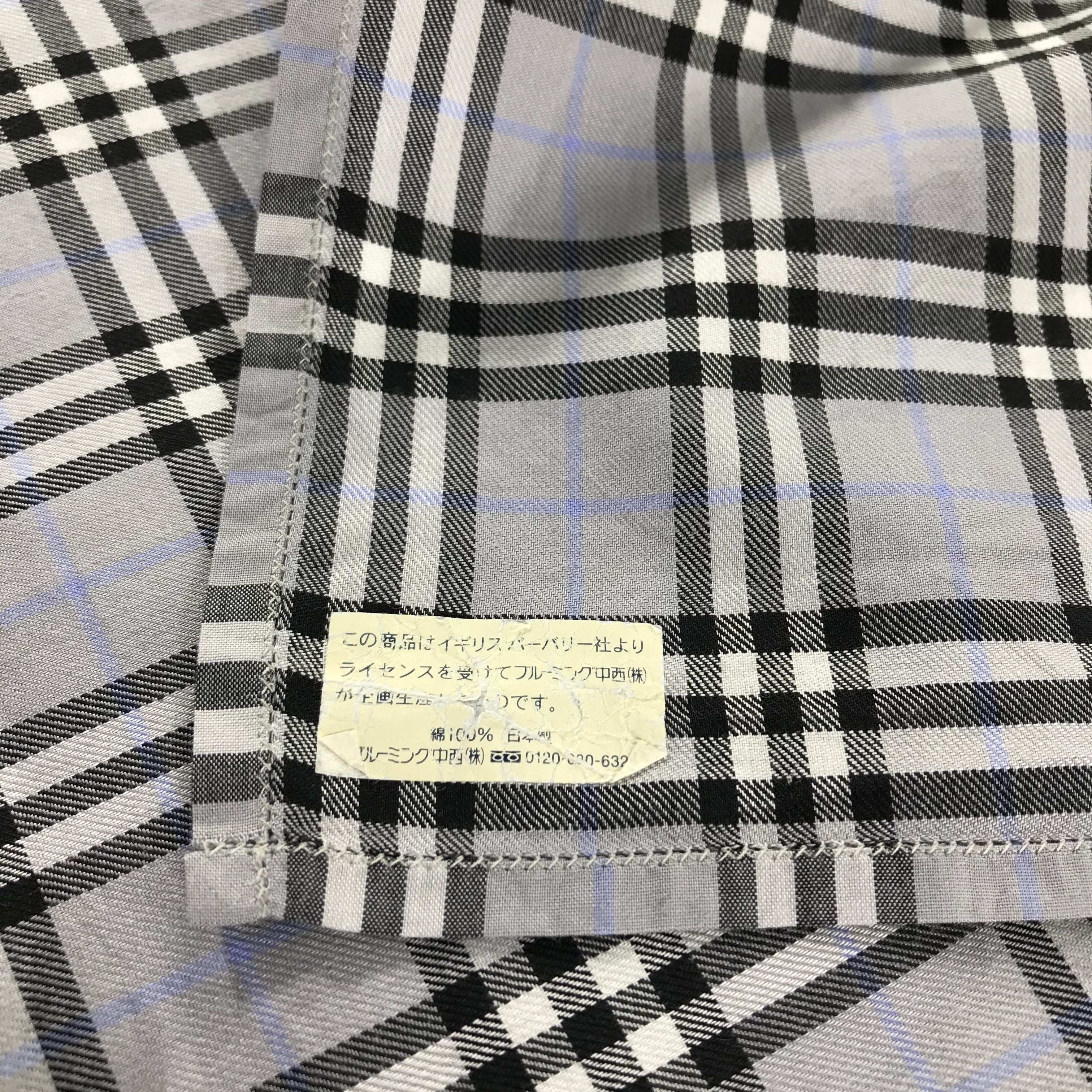 Burberry × Vintage Burberry Nova Check Handkerchief Bandana Neckerchief H209 Size ONE SIZE - 6 Thumbnail