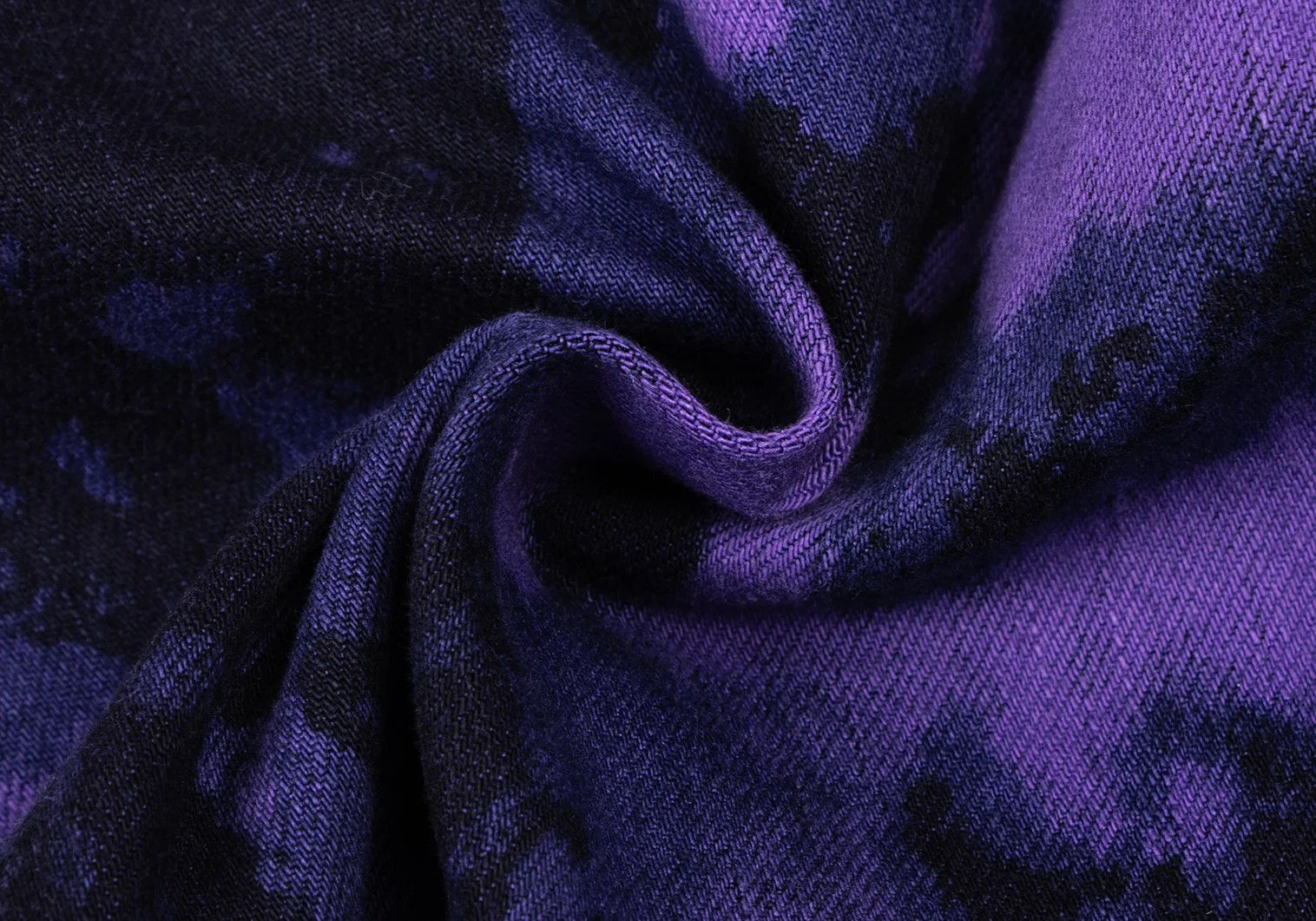 Issey Miyake Indigo Dyed Cotton Pants in Purple Black, Size M Size US 34 / EU 50 - 11 Thumbnail