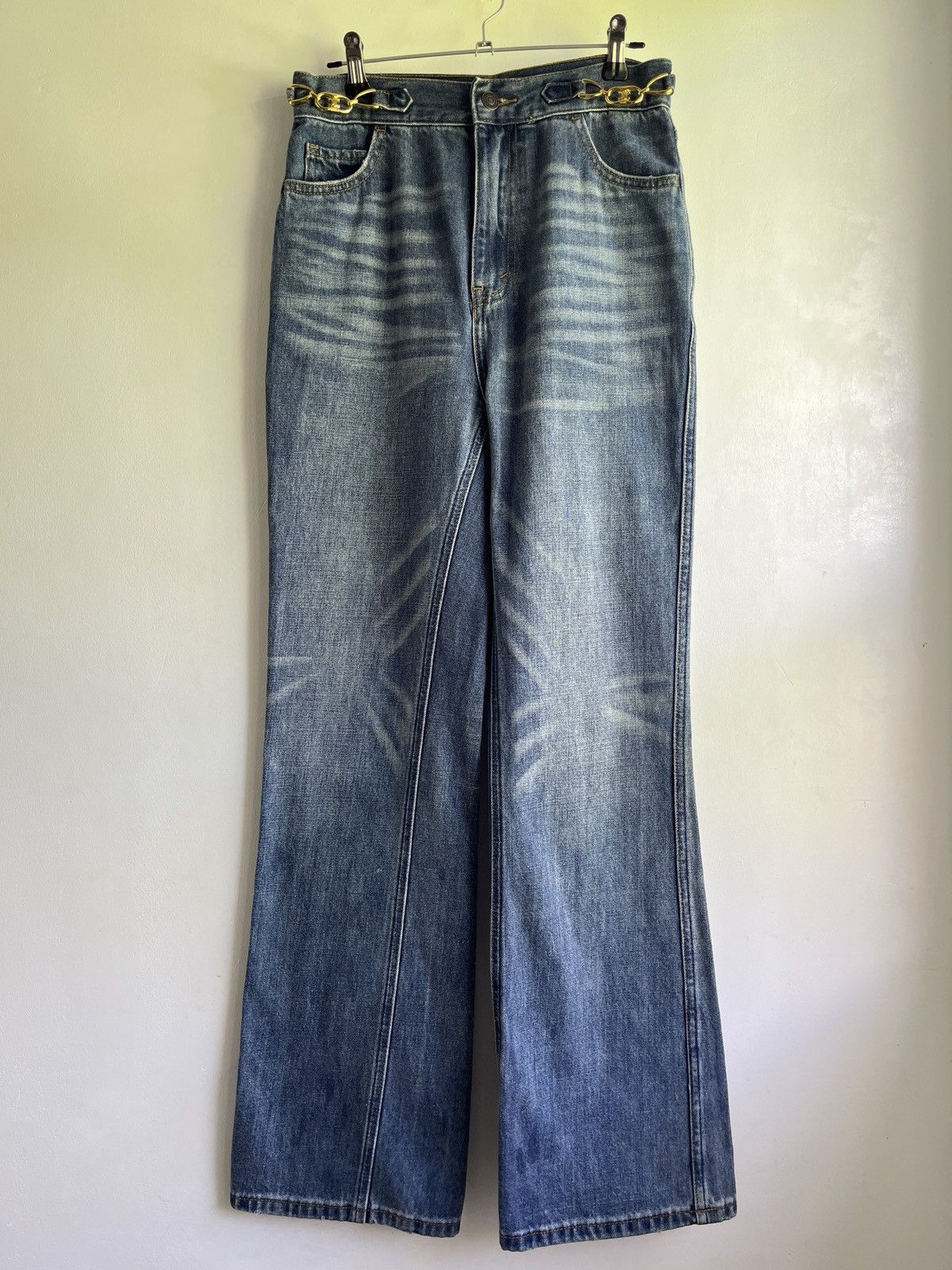 Celine Jane Flare Jeans in Denim Union Wash Size 26" / US 2 / IT 38 - 1 Thumbnail