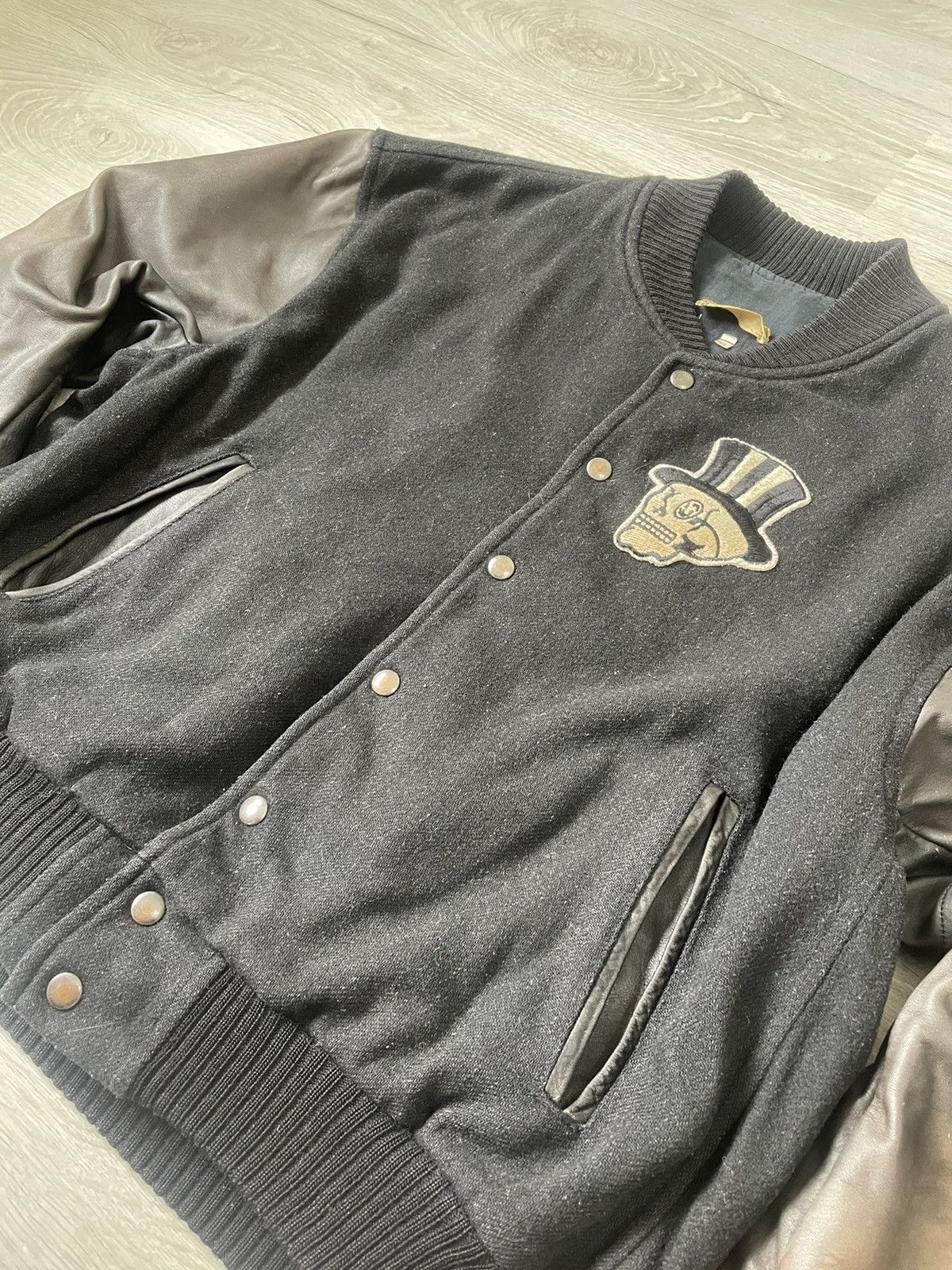 Japanese Brand Vintage Men's Bomber Bogey's Big Logo Underground Size US L / EU 52-54 / 3 - 10 Thumbnail