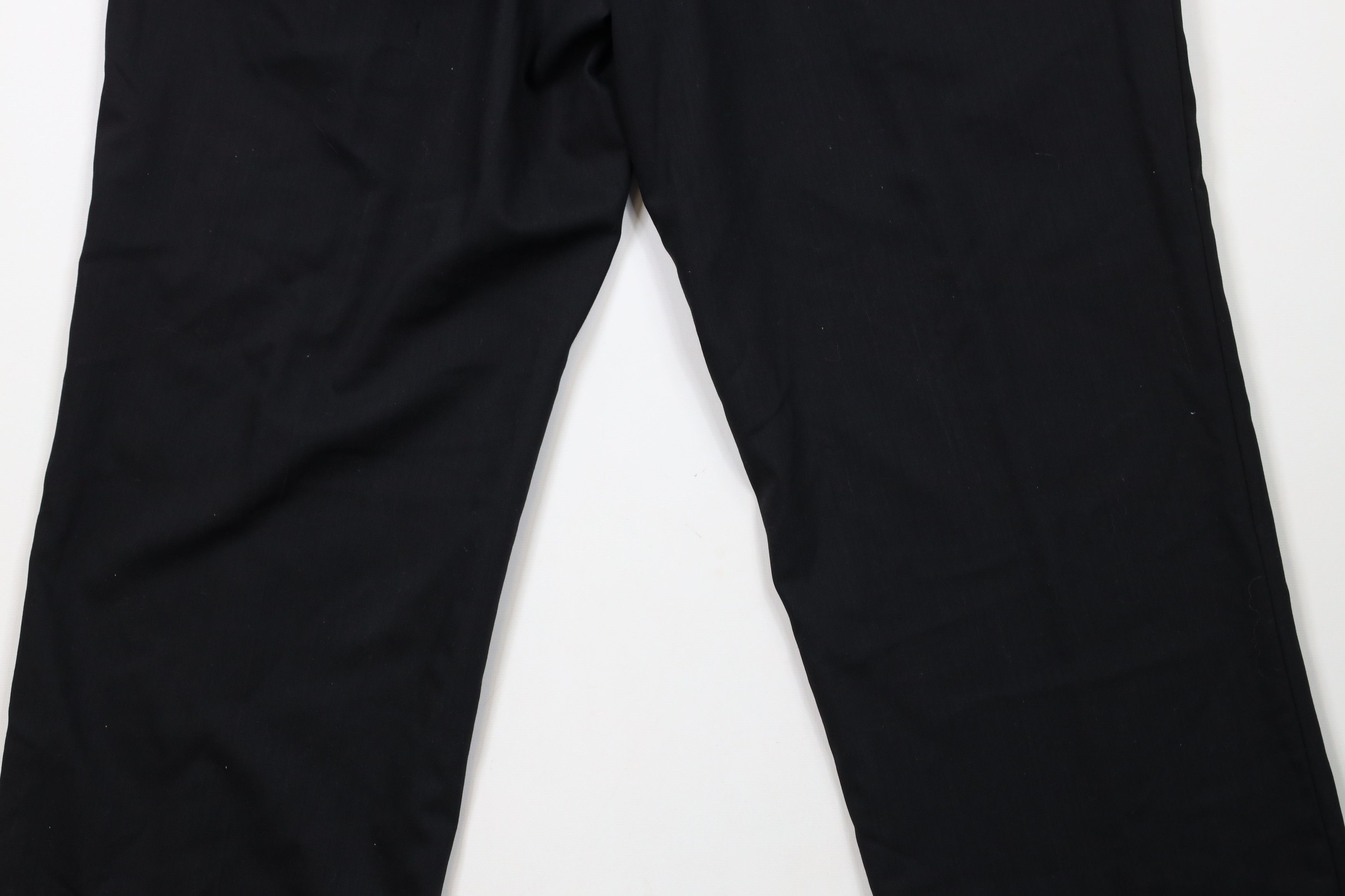 Vintage Vintage 90s Streetwear Wide Leg Chino Pants Trousers Black Size US 33 - 10 Thumbnail