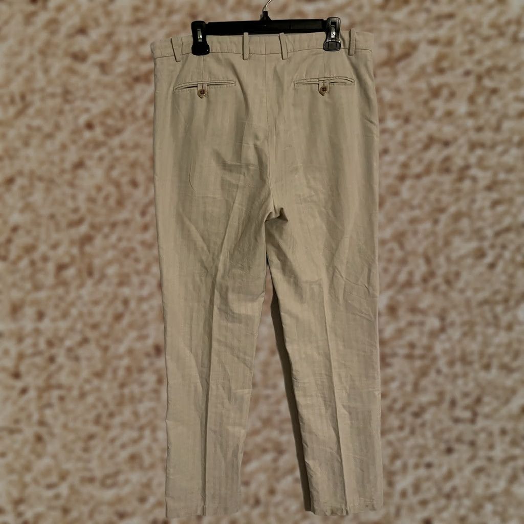 Etro ETRO Milano Made in Italy Cotton Khaki Beige Chinos Trousers Pants - Men 54, 36x34, Flat Front, Regular, Beige, Chino, Jeans, Pants, ETRO, Italy, Mens Size US 36 / EU 52 - 1 Thumbnail
