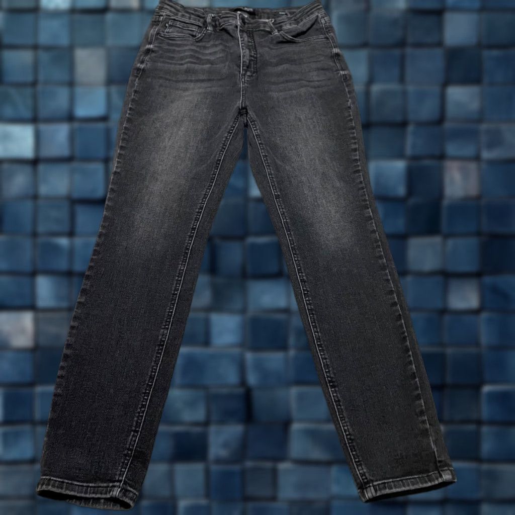 Vintage Judy Blue Jeans Womens 31 Black Denim Skinny High Rise 5-Pocket Classic Modern Skinny Style Mens? Womens? Size 24" / US 00 / IT 34 - 1 Thumbnail