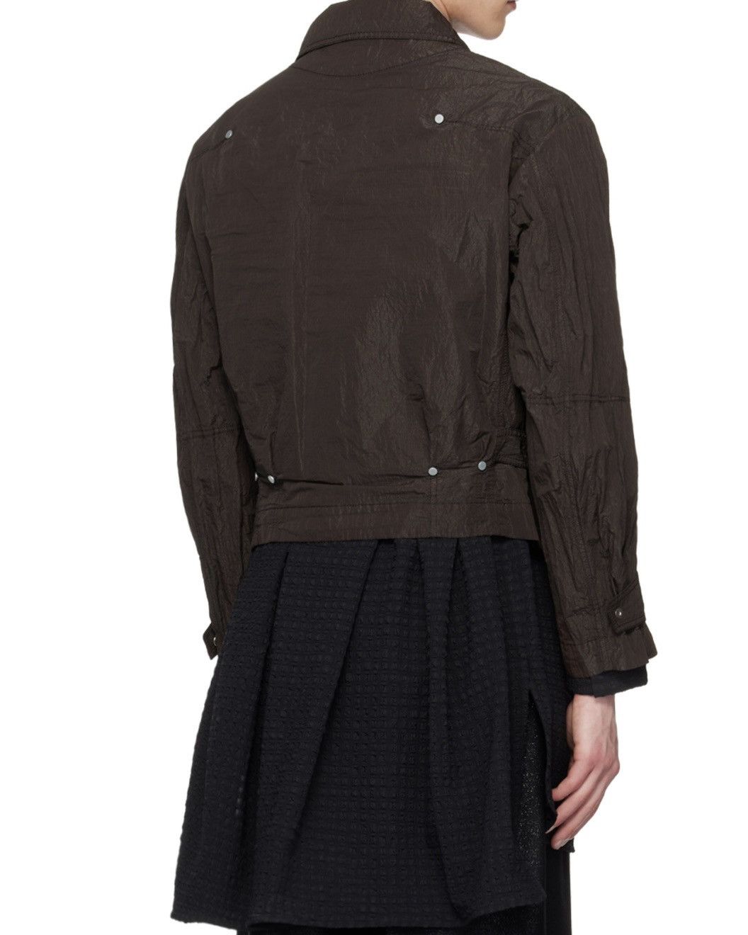 Omar Afridi SS23 Garment Dyed Nylon Cropped Jacket Size US M / EU 48-50 / 2 - 8 Thumbnail