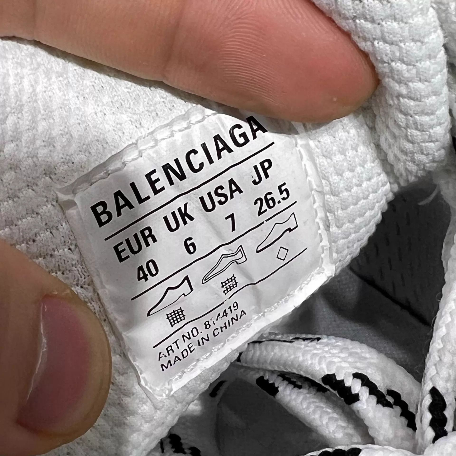 Balenciaga Balenciaga x UA White 40 YH25033 Sneakers Size US 7 / EU 40 - 8 Thumbnail