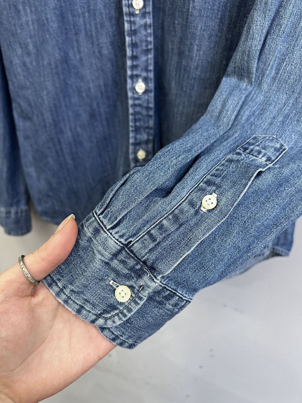 Ralph Lauren Ralph Lauren Denim Button-Up Shirt Classic USA Size US M / EU 48-50 / 2 - 7 Thumbnail