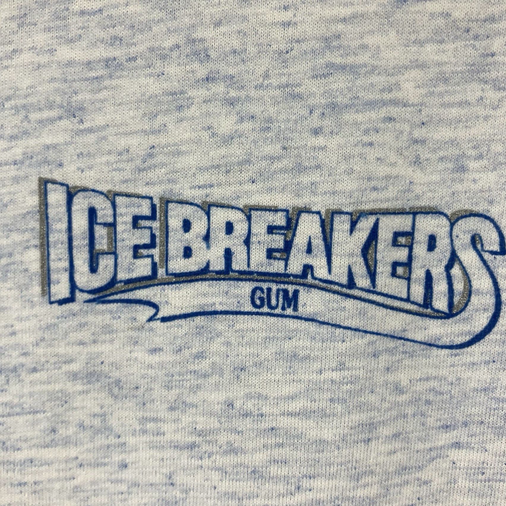 Doublet VINTAGE Ice Breakers Gum Shirt Made In USA Single Stitch Double Sided L | Nabisco T-Shirt | Men’s Cotton 1990s Blue Short Sleeve Crew Neck Adult L Size US L / EU 52-54 / 3 - 4 Thumbnail
