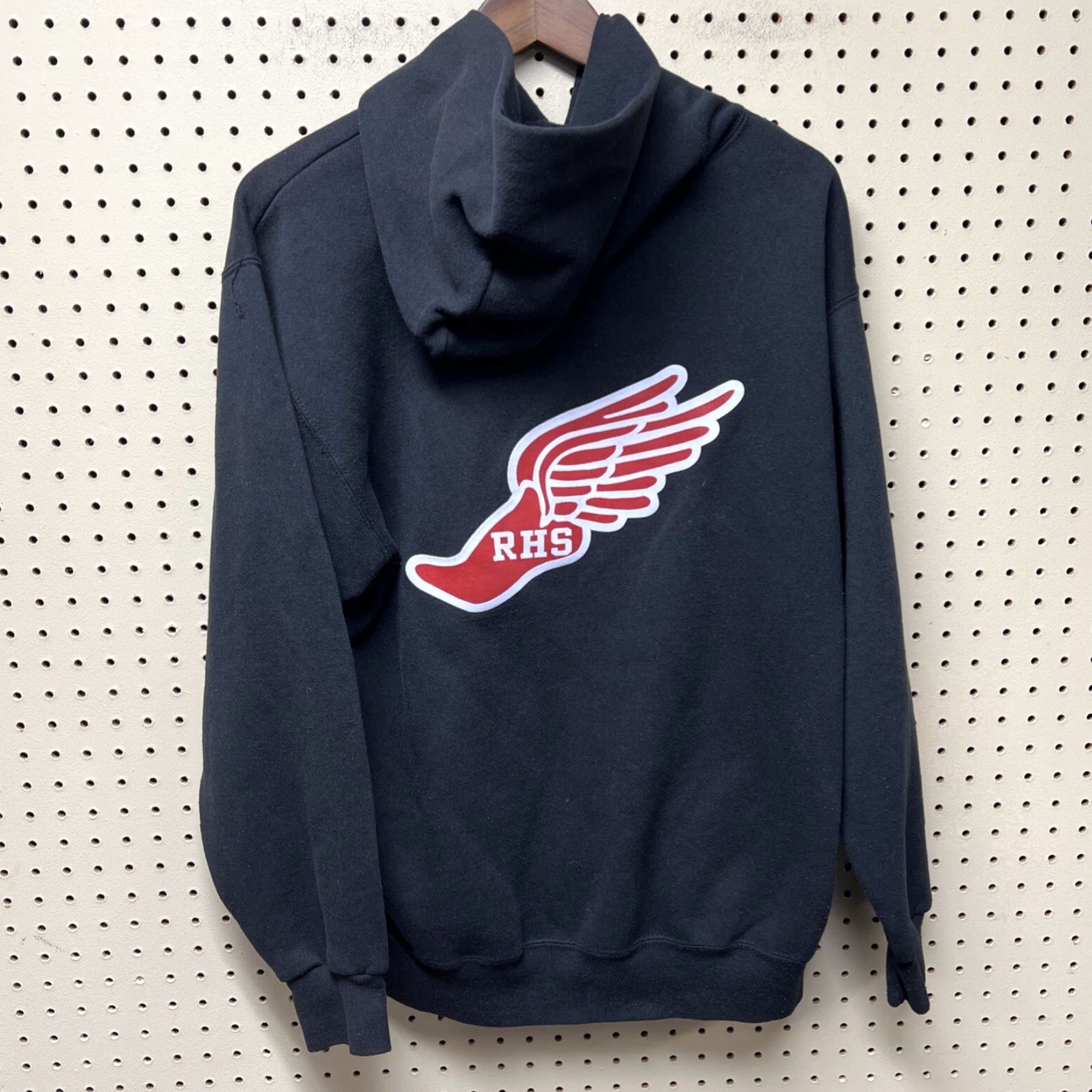 Vintage VINTAGE Eagle USA Hoodie L Black Hooded Unisex Adults Football USA Sweatshirt Size US L / EU 52-54 / 3 - 2 Thumbnail