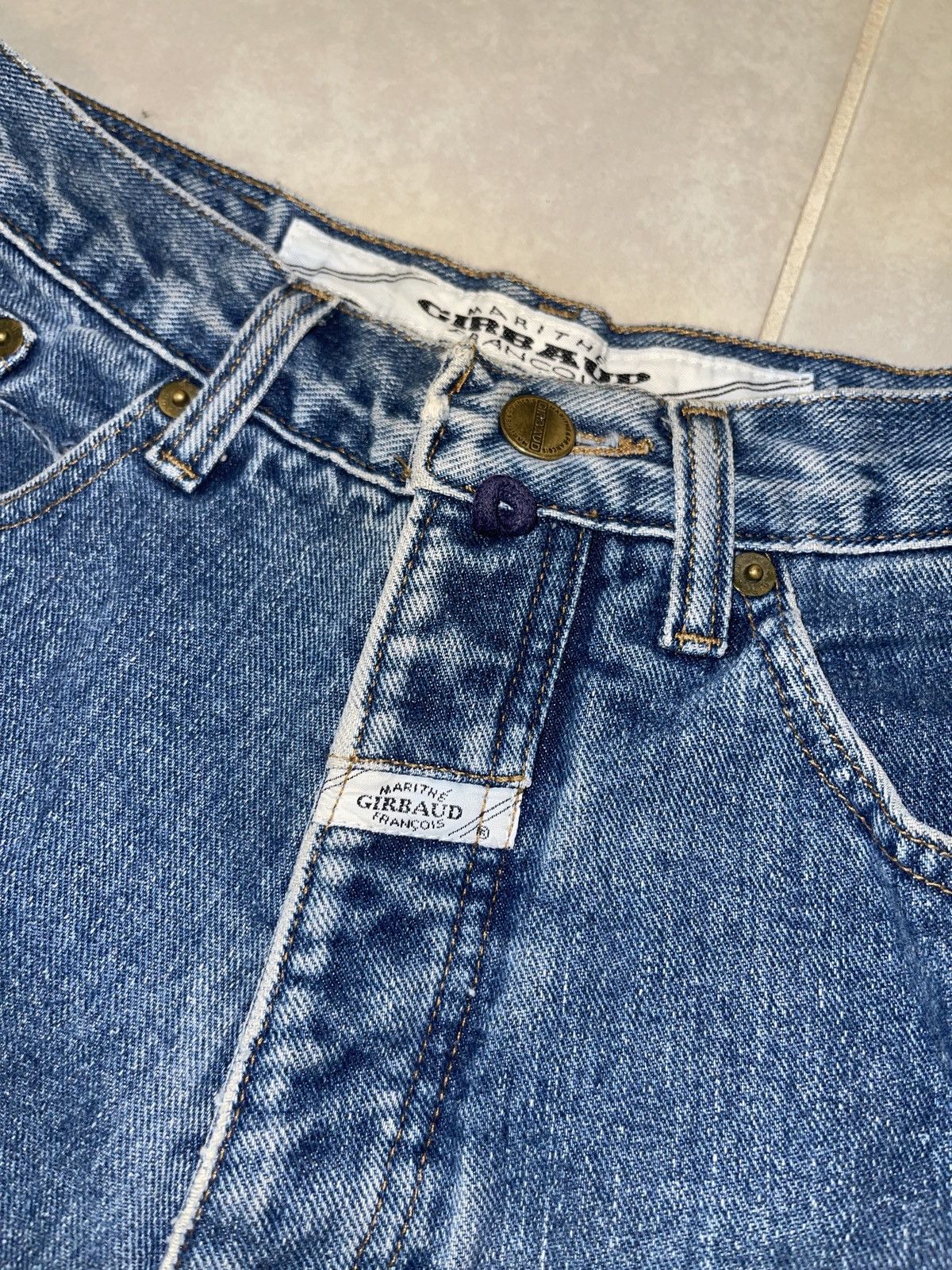 Marithe + Francois Girbaud Vintage Marithe Girbaud Francois Jean Shorts Size US 30 / EU 46 - 3 Thumbnail