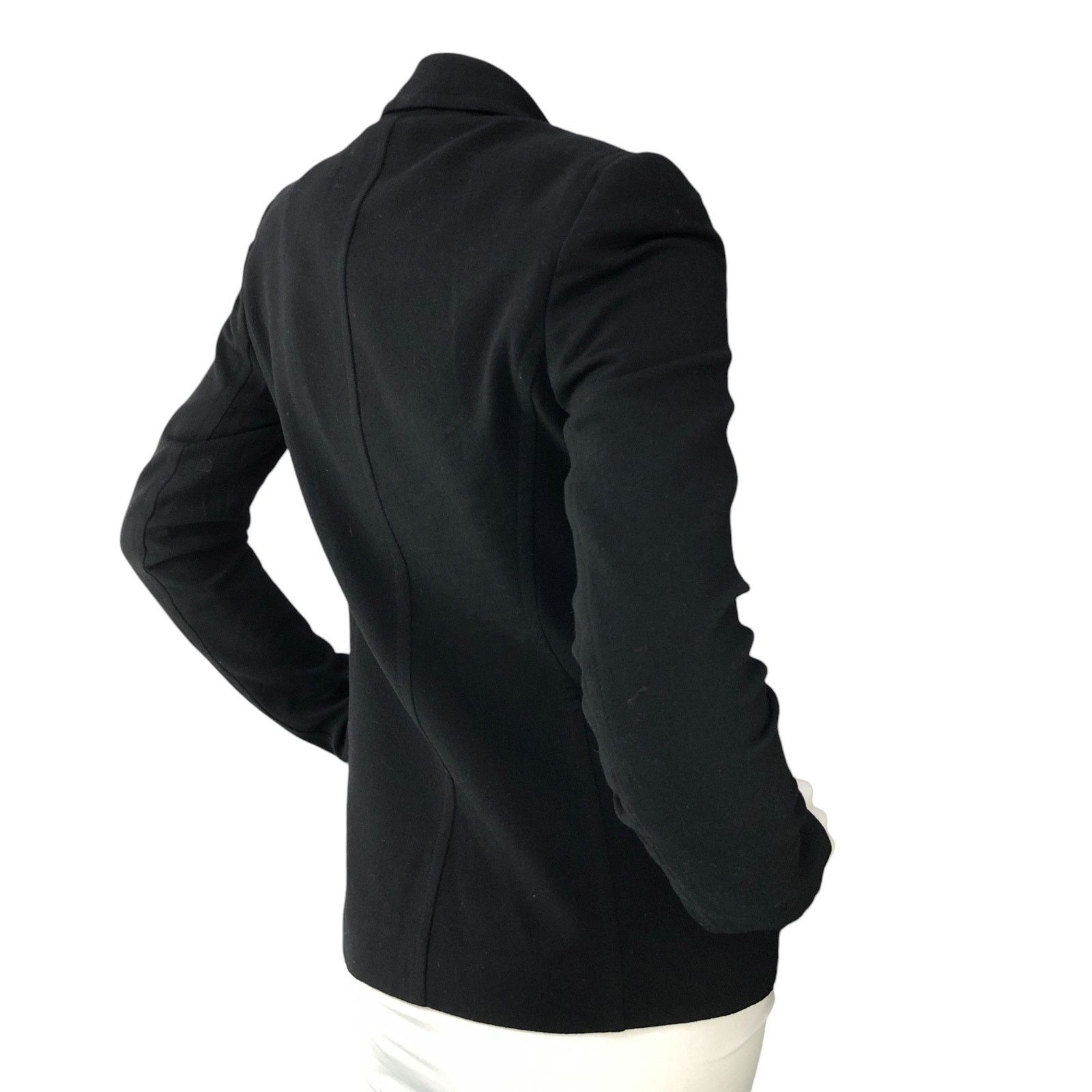 Theory Theory Women Size 0 Blazer Single Breasted Vintage Black Size XS / US 0-2 / IT 36-38 - 8 Thumbnail