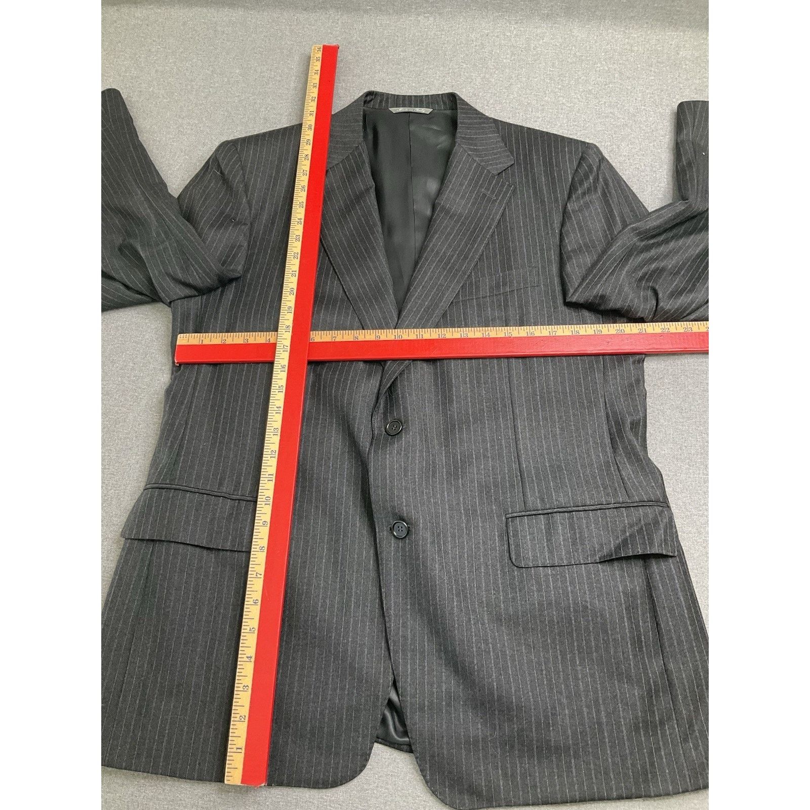 Canali Canali Italy Black suit -AL13290/38 Size IT 54 / US 44R Size 44R - 4 Thumbnail
