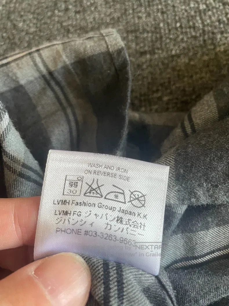 Givenchy Givenchy Long Gray Plaid Shirt. Size US M / EU 48-50 / 2 - 8 Thumbnail