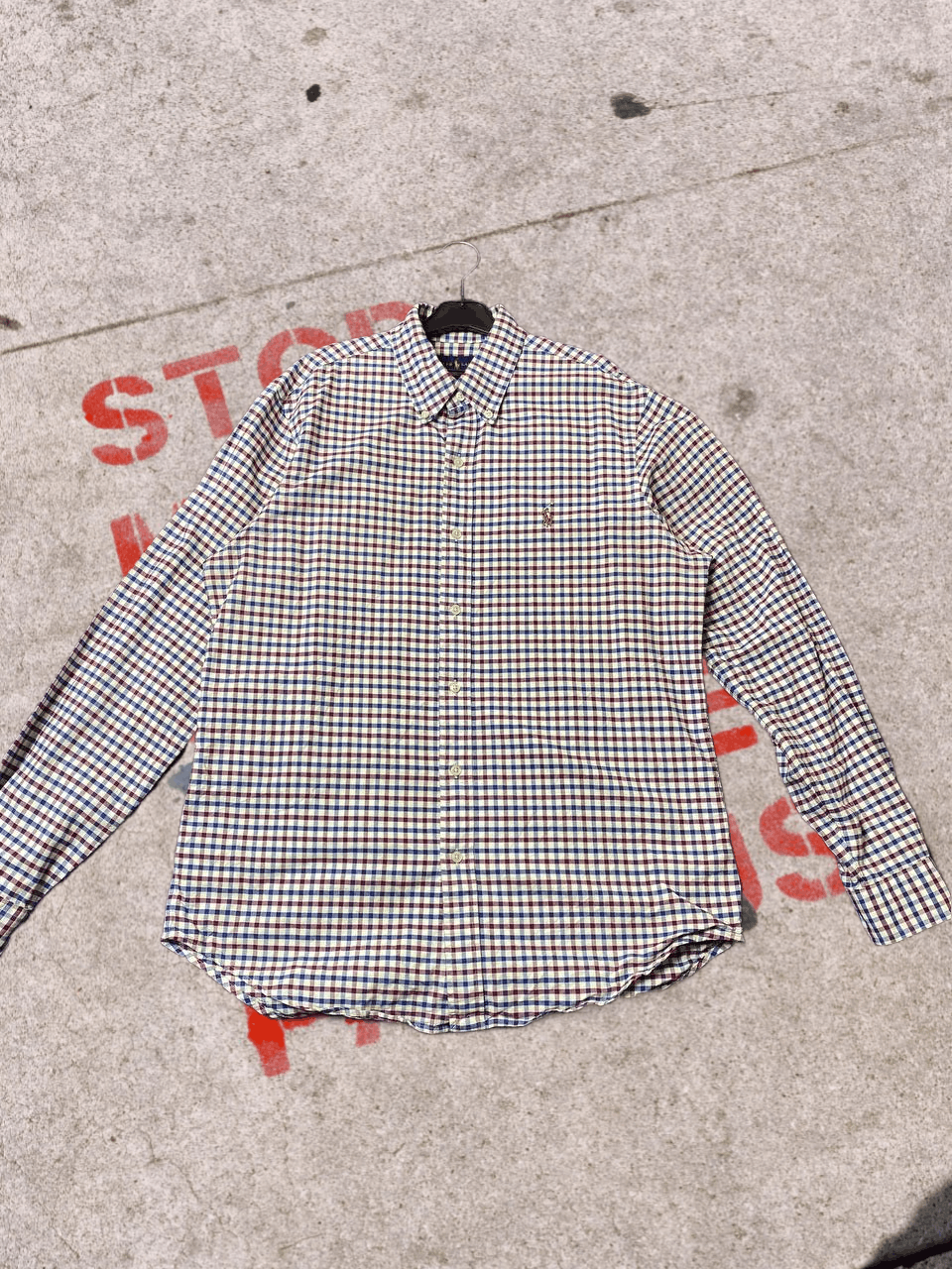 Polo Ralph Lauren Polo Ralph Lauren Stretch Long-Sleeve Shirt Pony Rare Size US M / EU 48-50 / 2 - 1 Thumbnail