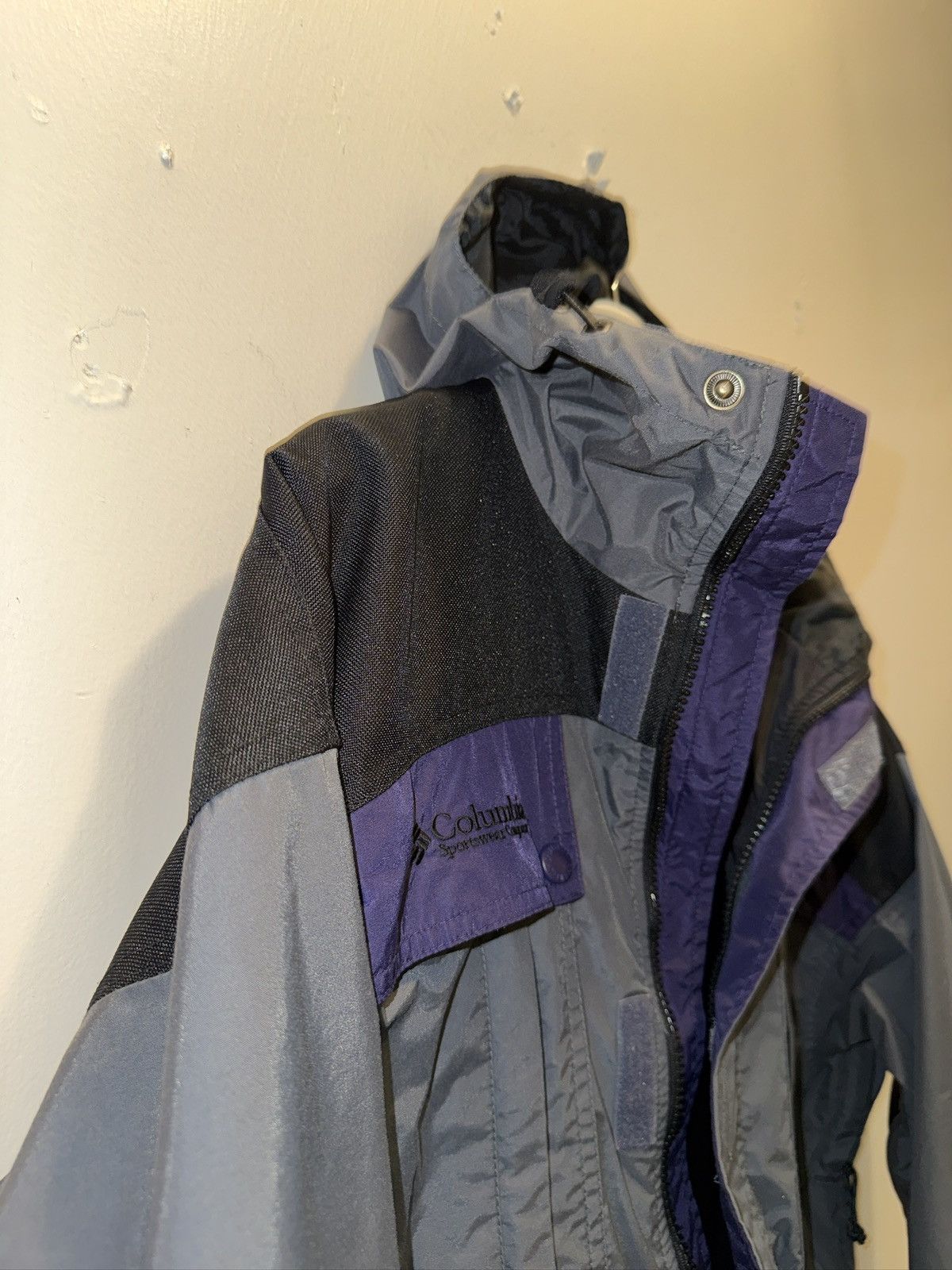 Columbia Columbia Men's Colorblock Hooded Anorak Jacket Size US S / EU 44-46 / 1 - 2 Thumbnail